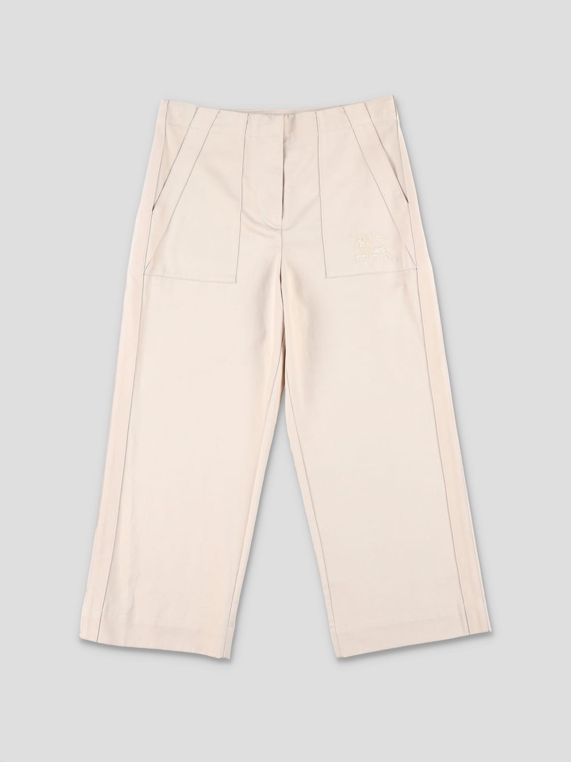 BURBERRY PANTS: Pants kids Burberry, Beige - Img 1