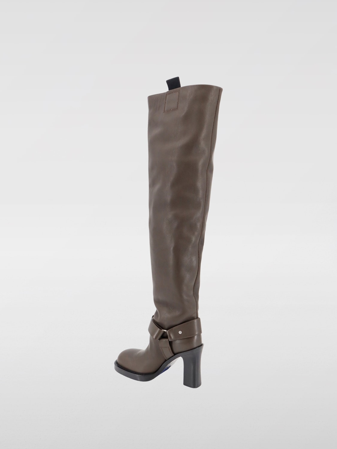 BURBERRY BOOTS: Boots woman Burberry, Brown - Img 3