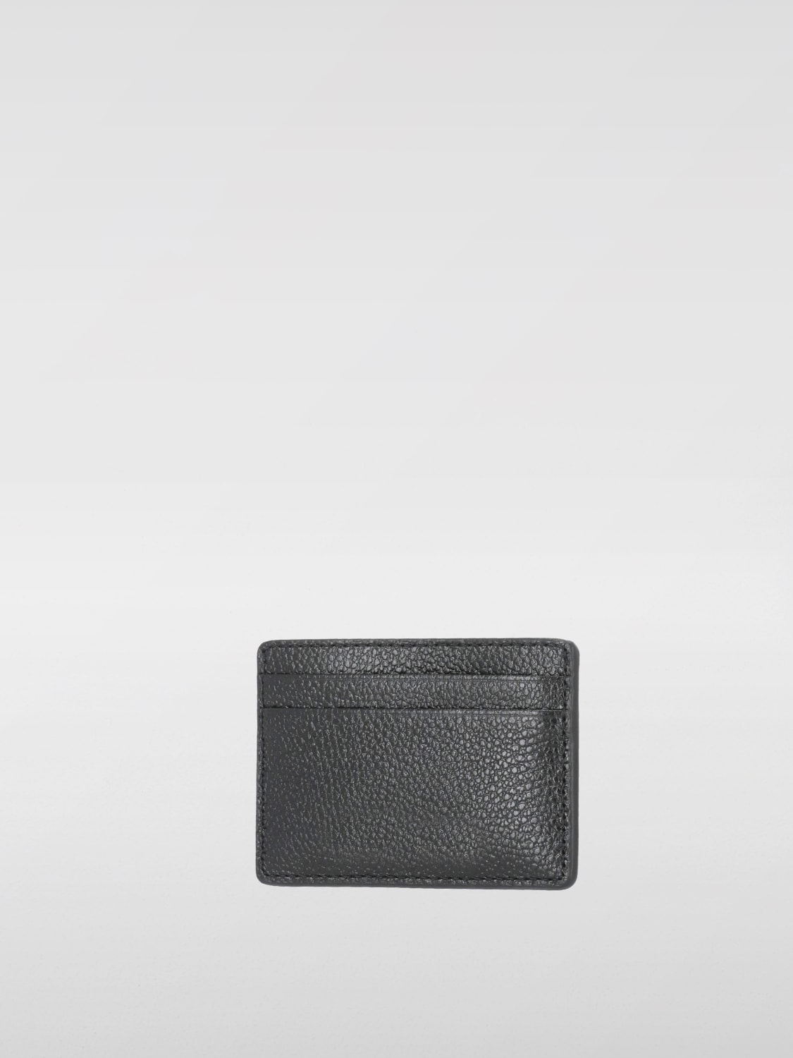 MICHAEL MICHAEL KORS Portacarte di credito Michael Kors in pelle a grana Nero Portafoglio Michael Michael Kors 32F7GF6D0L online su GIGLIO.COM