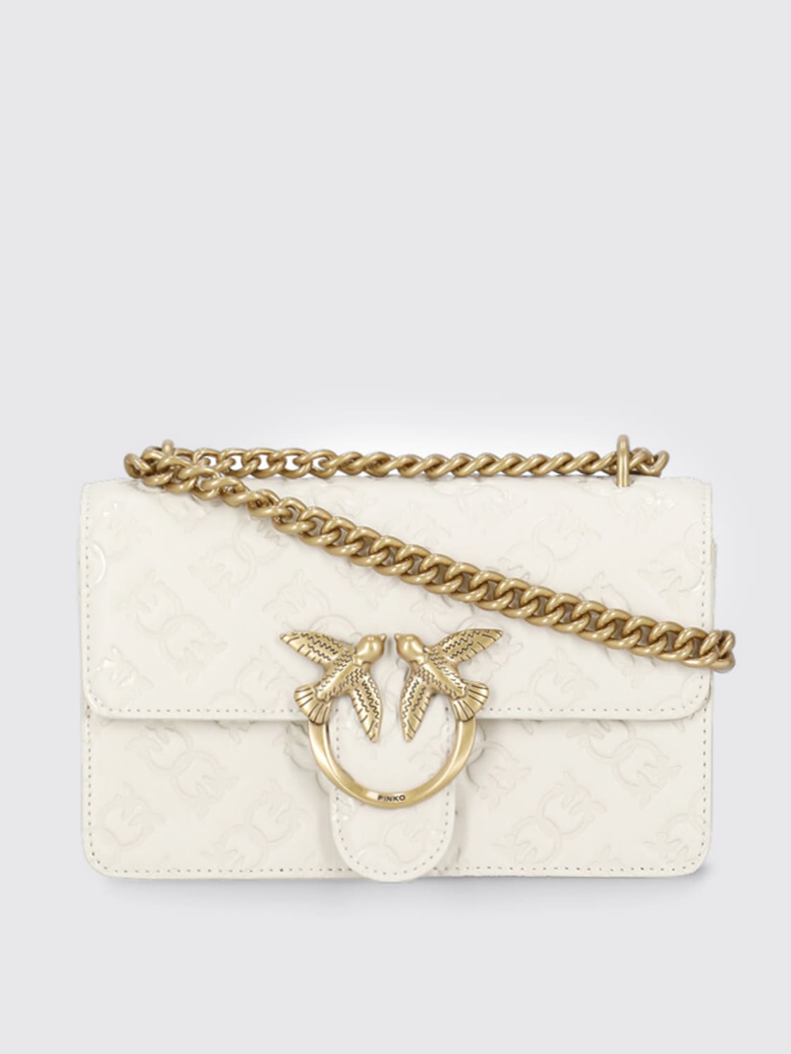 PINKO MINI BOLSO: Bolso de hombro mujer Pinko, Blanco - Img 1