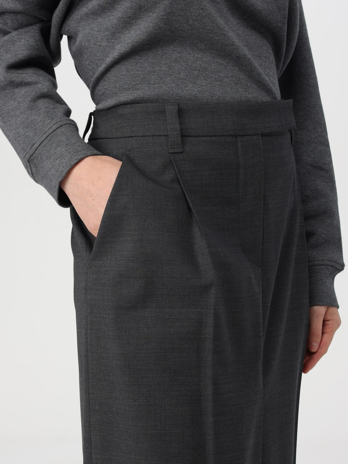 BRUNELLO CUCINELLI SKIRT: Skirt woman Brunello Cucinelli, Grey - Img 5