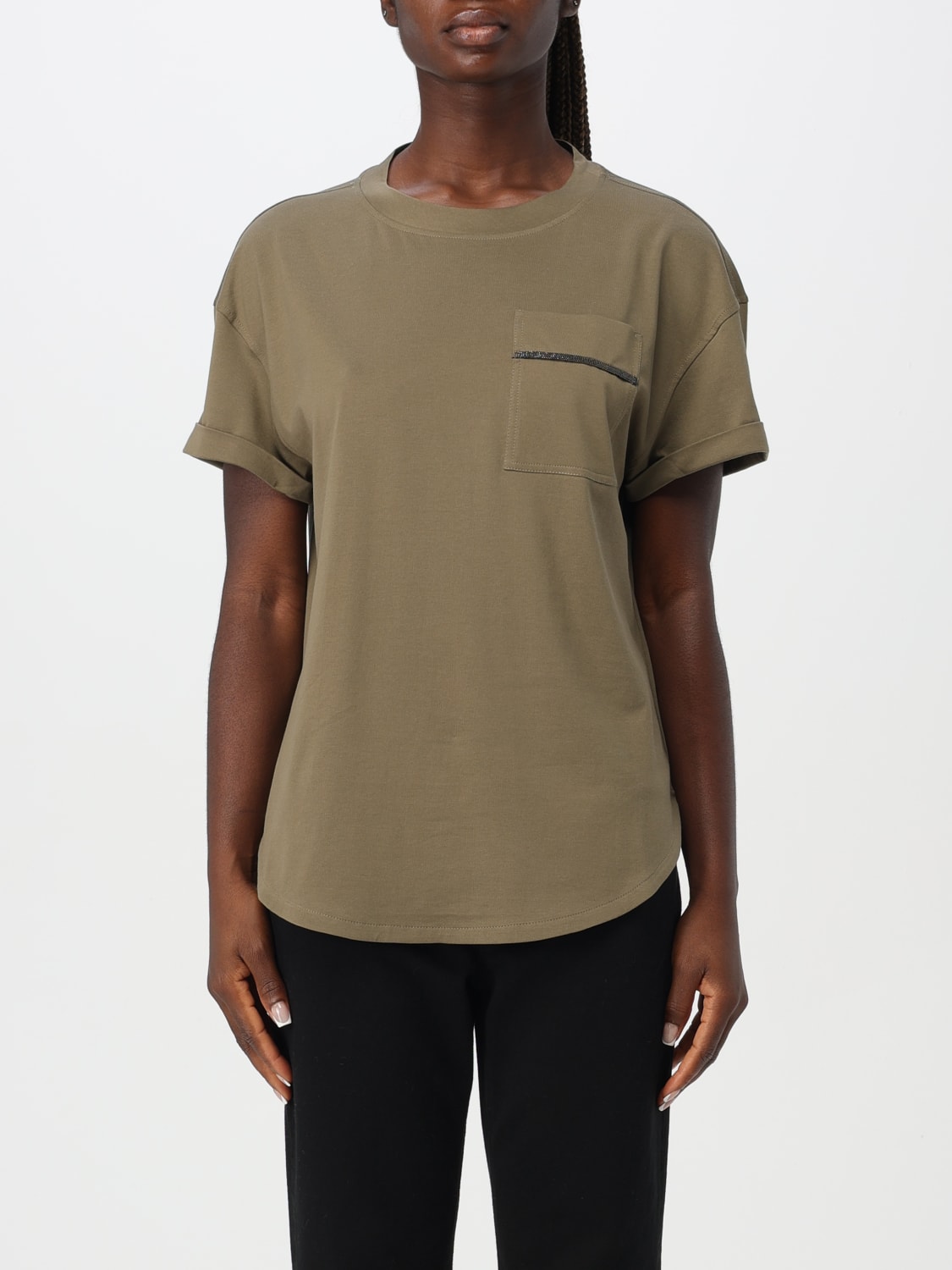 Giglio T-shirt in cotone Brunello Cucinelli