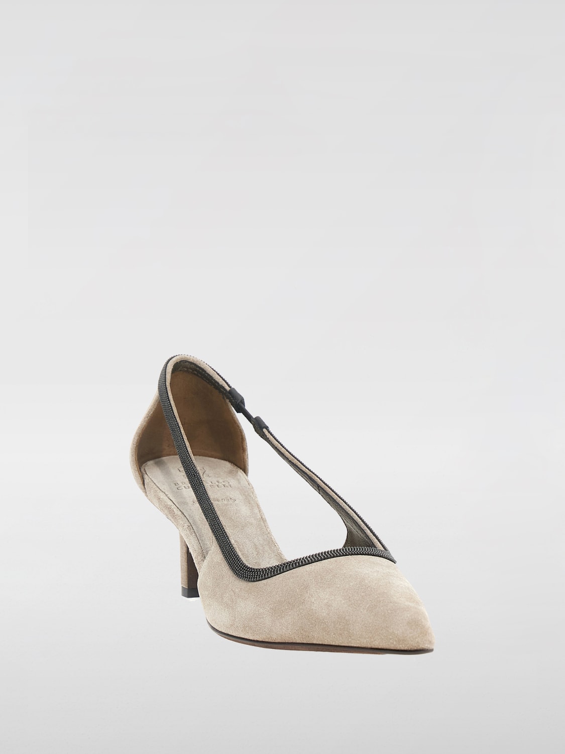 BRUNELLO CUCINELLI HIGH HEEL SHOES: High heel shoes woman Brunello Cucinelli, White - Img 2