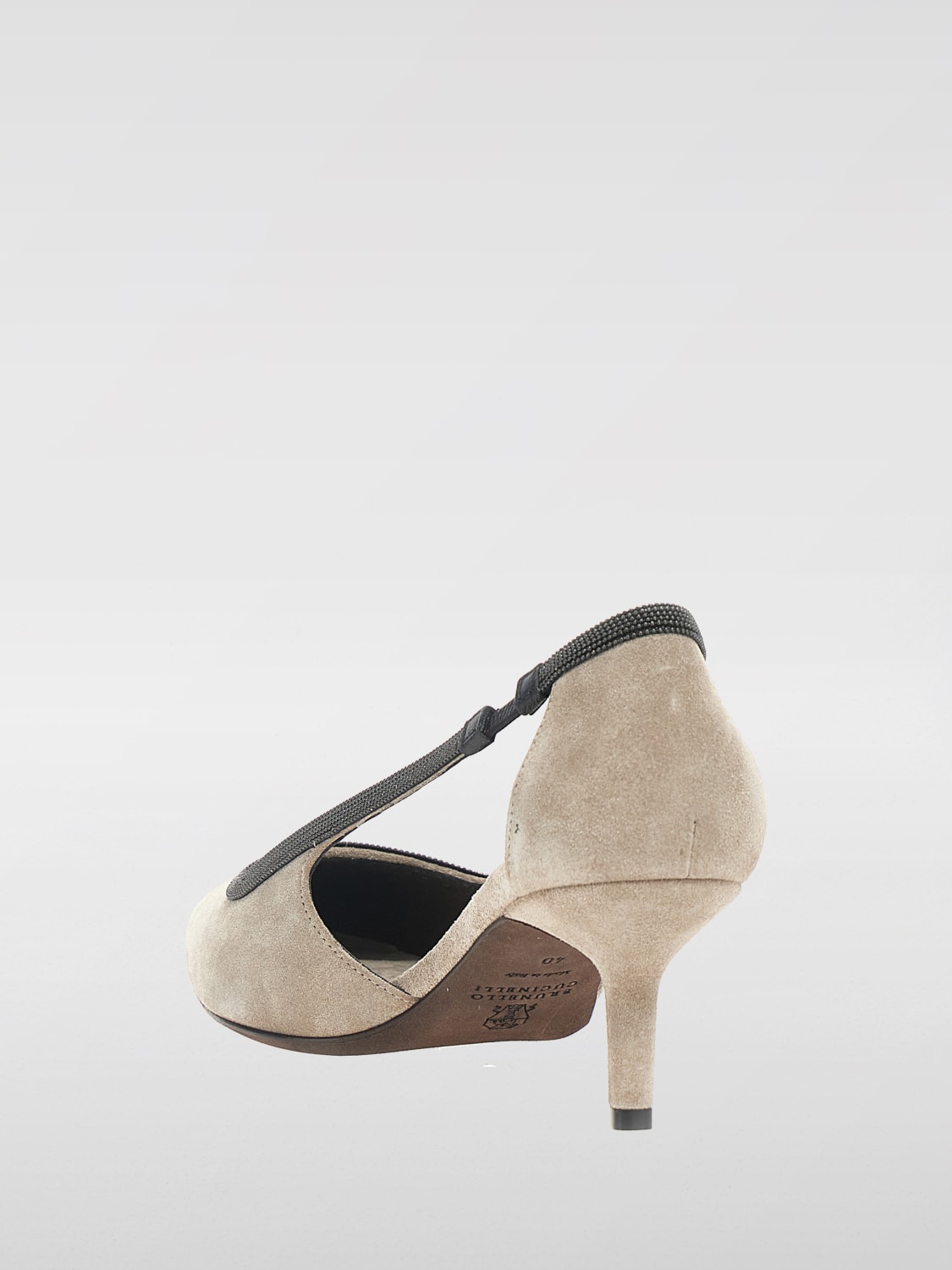 BRUNELLO CUCINELLI HIGH HEEL SHOES: High heel shoes woman Brunello Cucinelli, White - Img 3