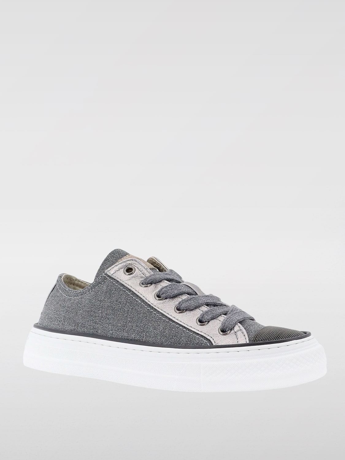 BRUNELLO CUCINELLI SNEAKERS: Sneakers damen Brunello Cucinelli, Grau - Img 2