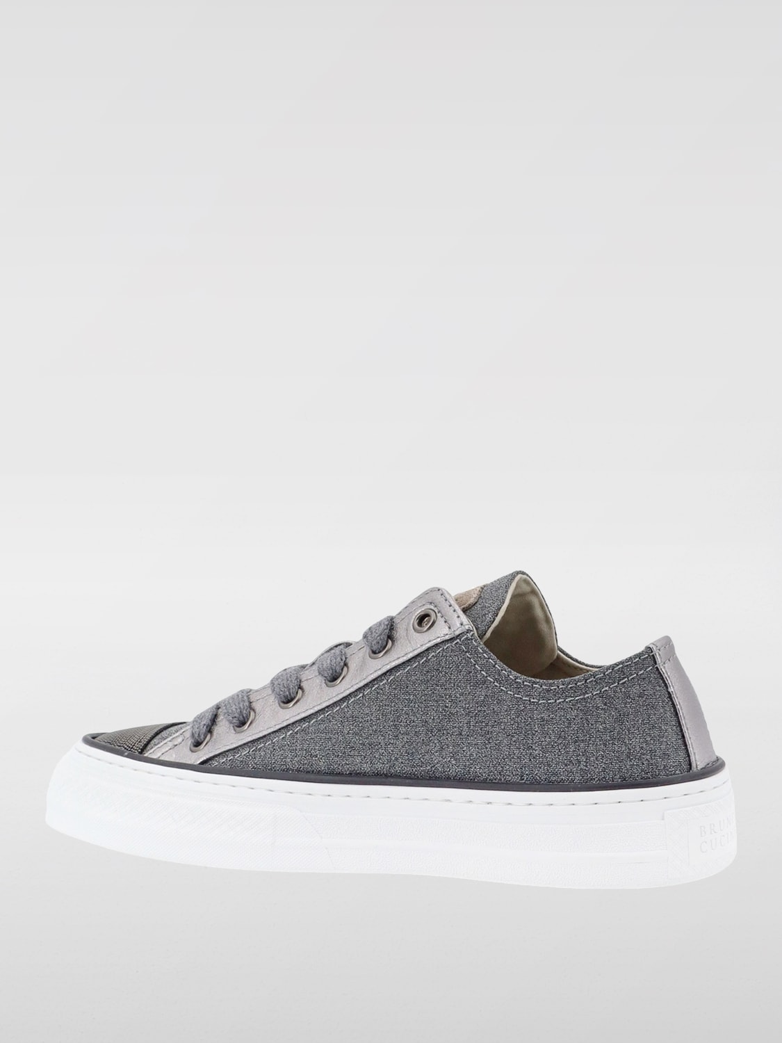 BRUNELLO CUCINELLI SNEAKERS: Sneakers damen Brunello Cucinelli, Grau - Img 3