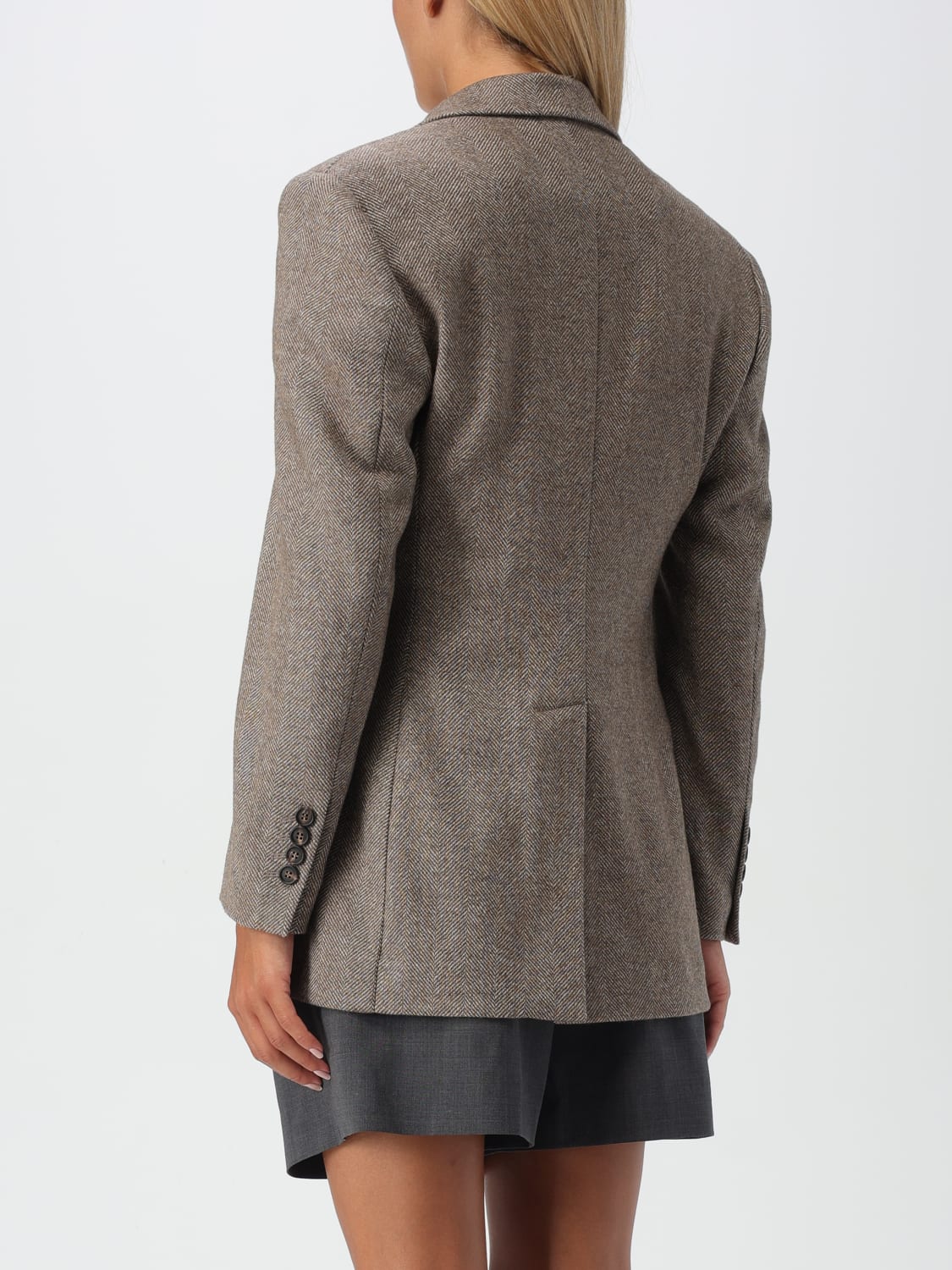 BRUNELLO CUCINELLI ブレザー: ブレザー レディース Brunello Cucinelli, ブルー - Img 3