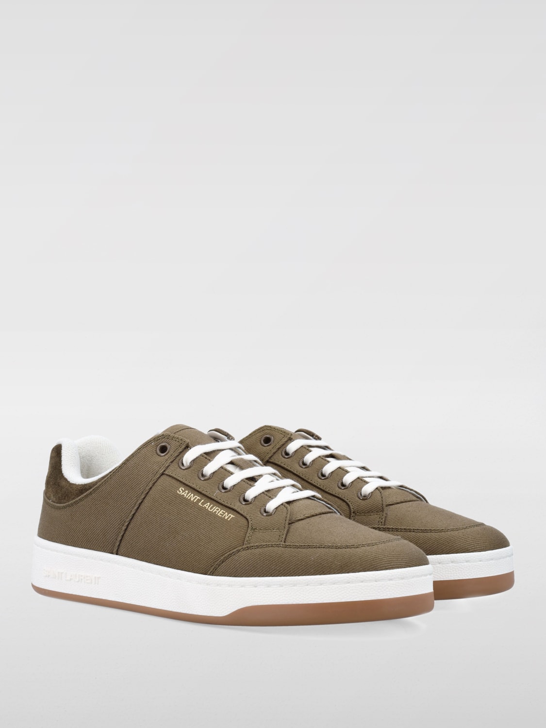 SAINT LAURENT Baskets homme Vert Baskets Saint Laurent 757316AANAA en ligne sur GIGLIO.COM