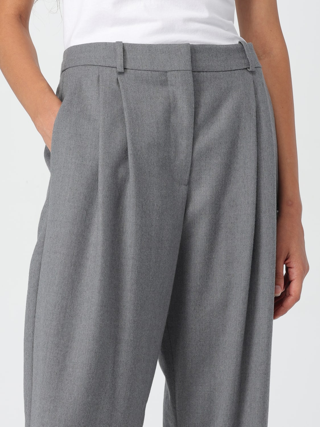 STELLA MCCARTNEY PANTS: Pants woman Stella McCartney, Grey - Img 5