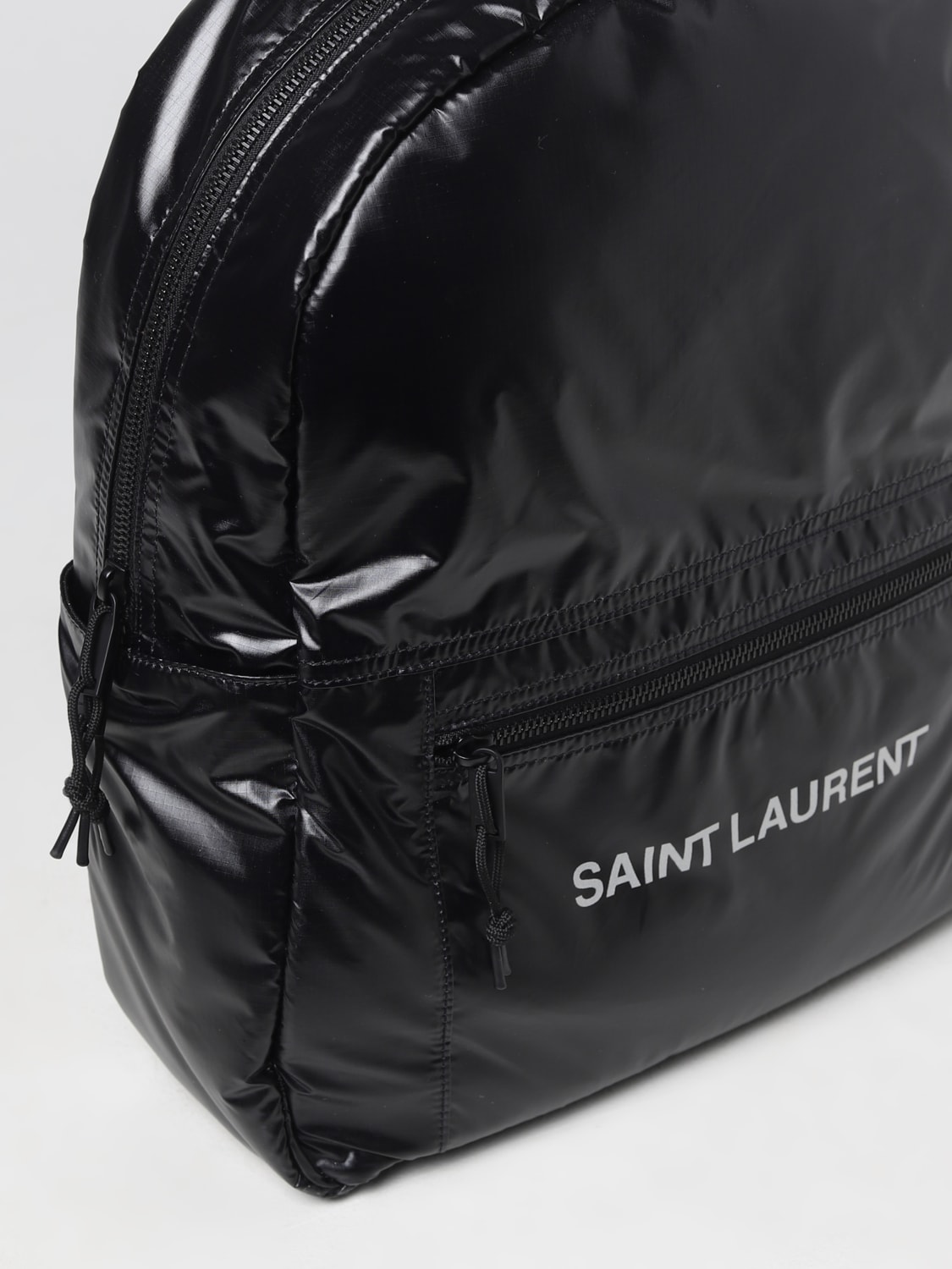 SAINT LAURENT ZAINO: Zaino Nuxx Saint Laurent in nylon , Nero - Img 3