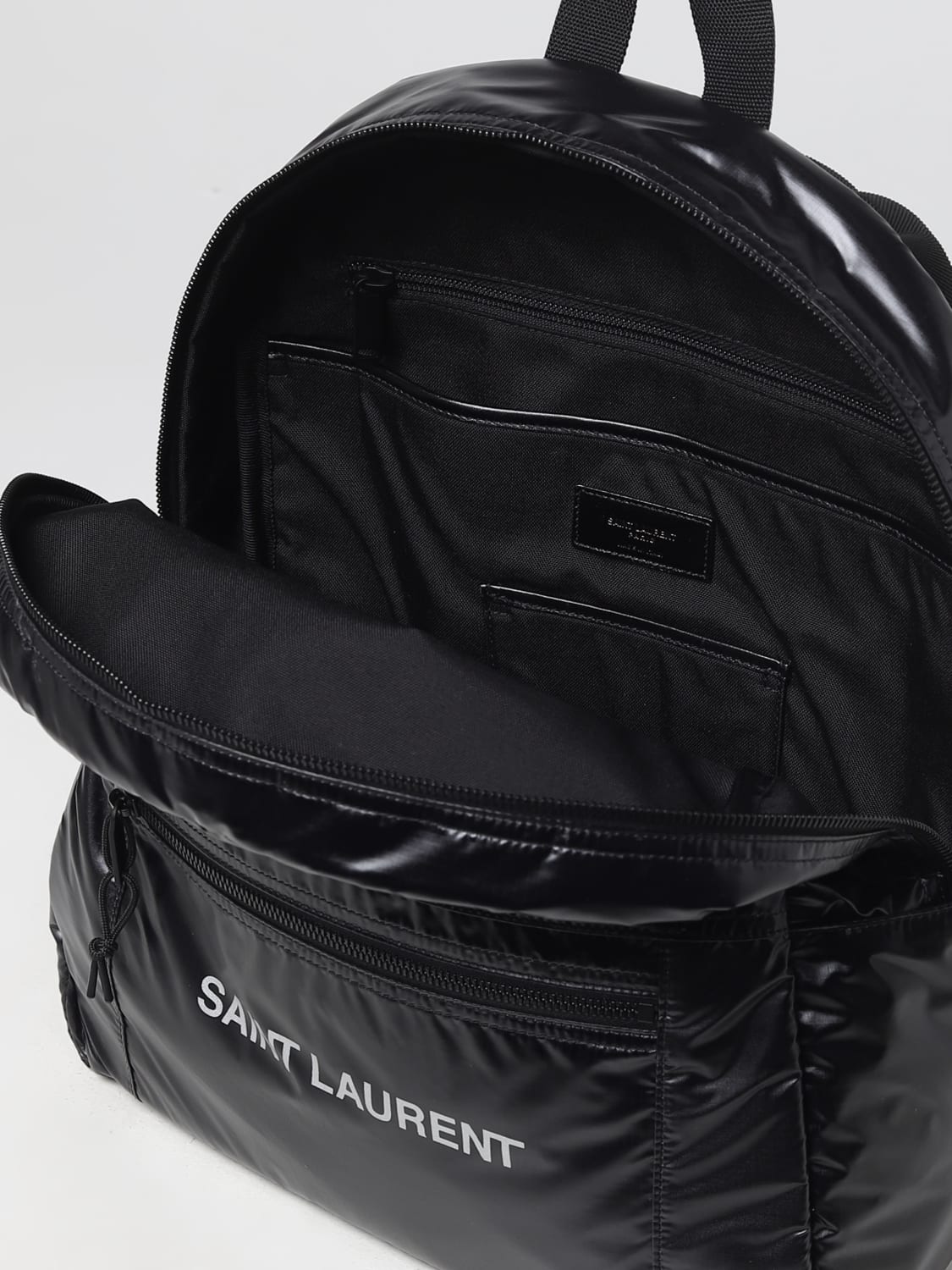 SAINT LAURENT ZAINO: Zaino Nuxx Saint Laurent in nylon , Nero - Img 4