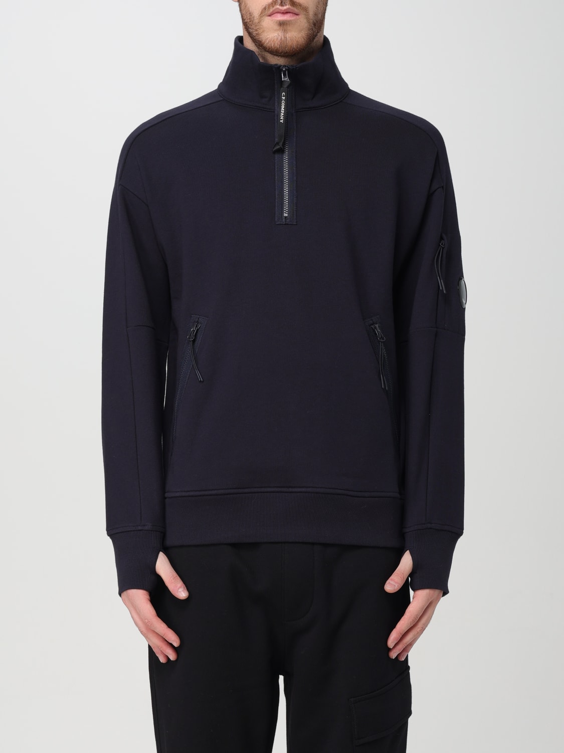 Cp company half zip sweatshirt hotsell