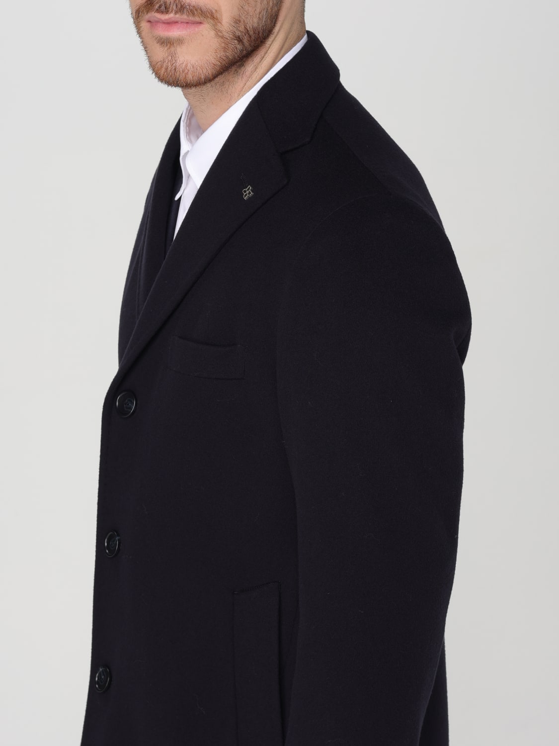 TAGLIATORE COAT: Coat men Tagliatore, Blue - Img 5