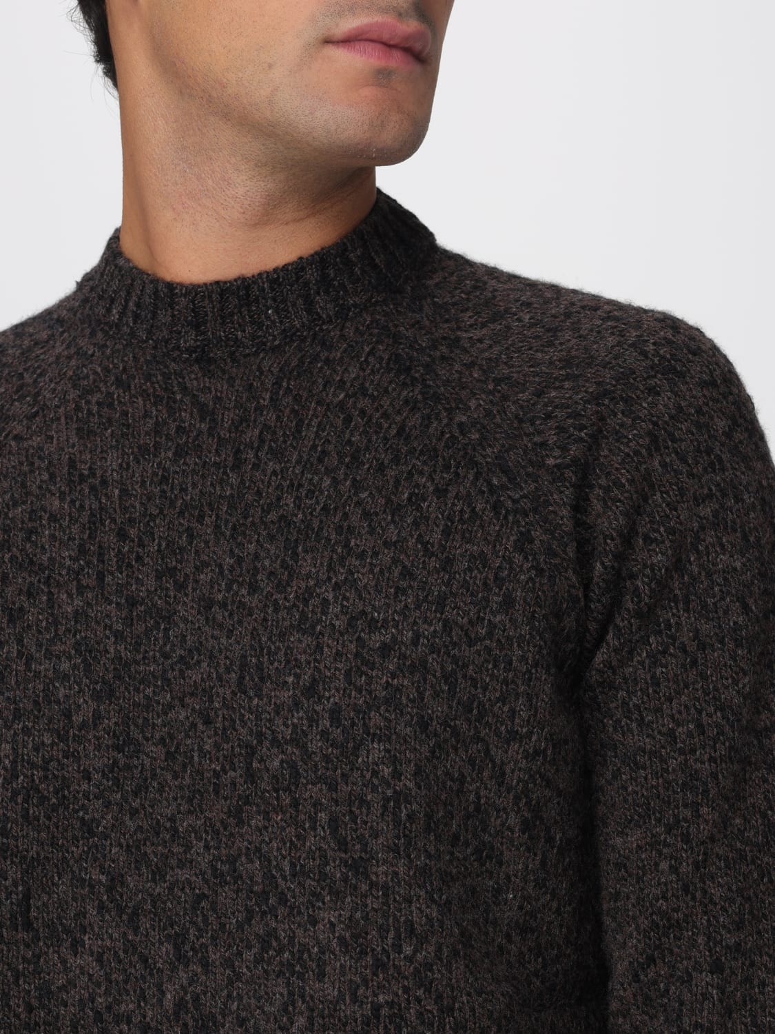 DRUMOHR SWEATER: Sweater men Drumohr, Brown - Img 3
