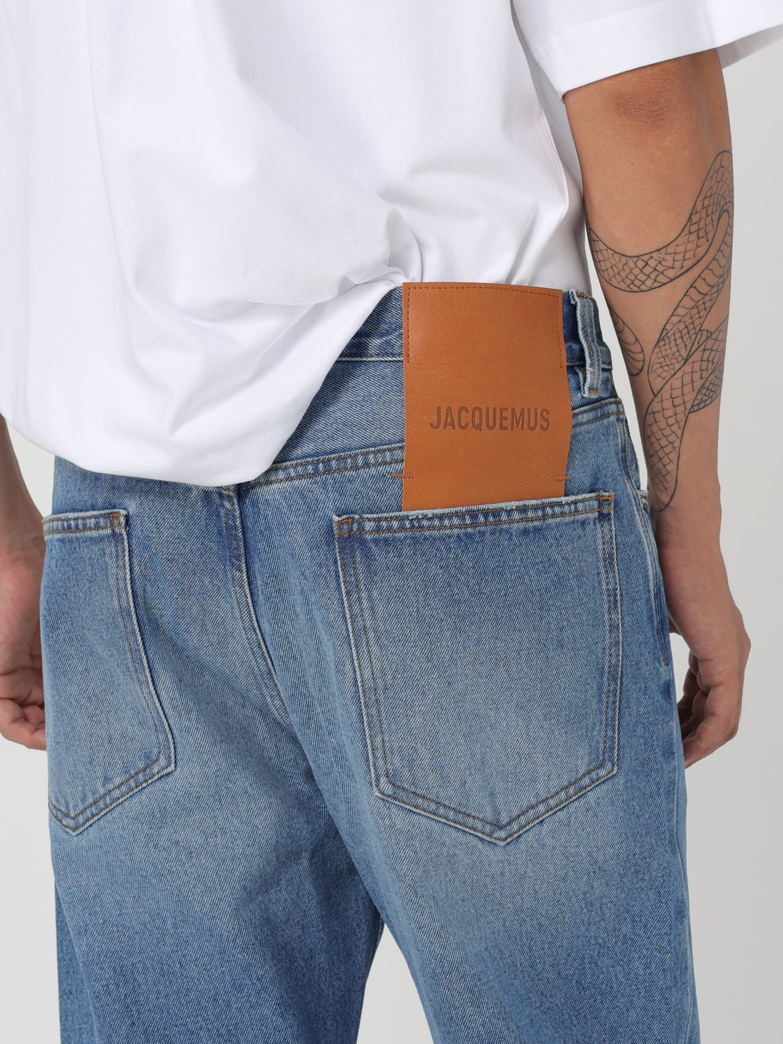 JACQUEMUS JEANS: Jeans homme Jacquemus, Bleu - Img 5