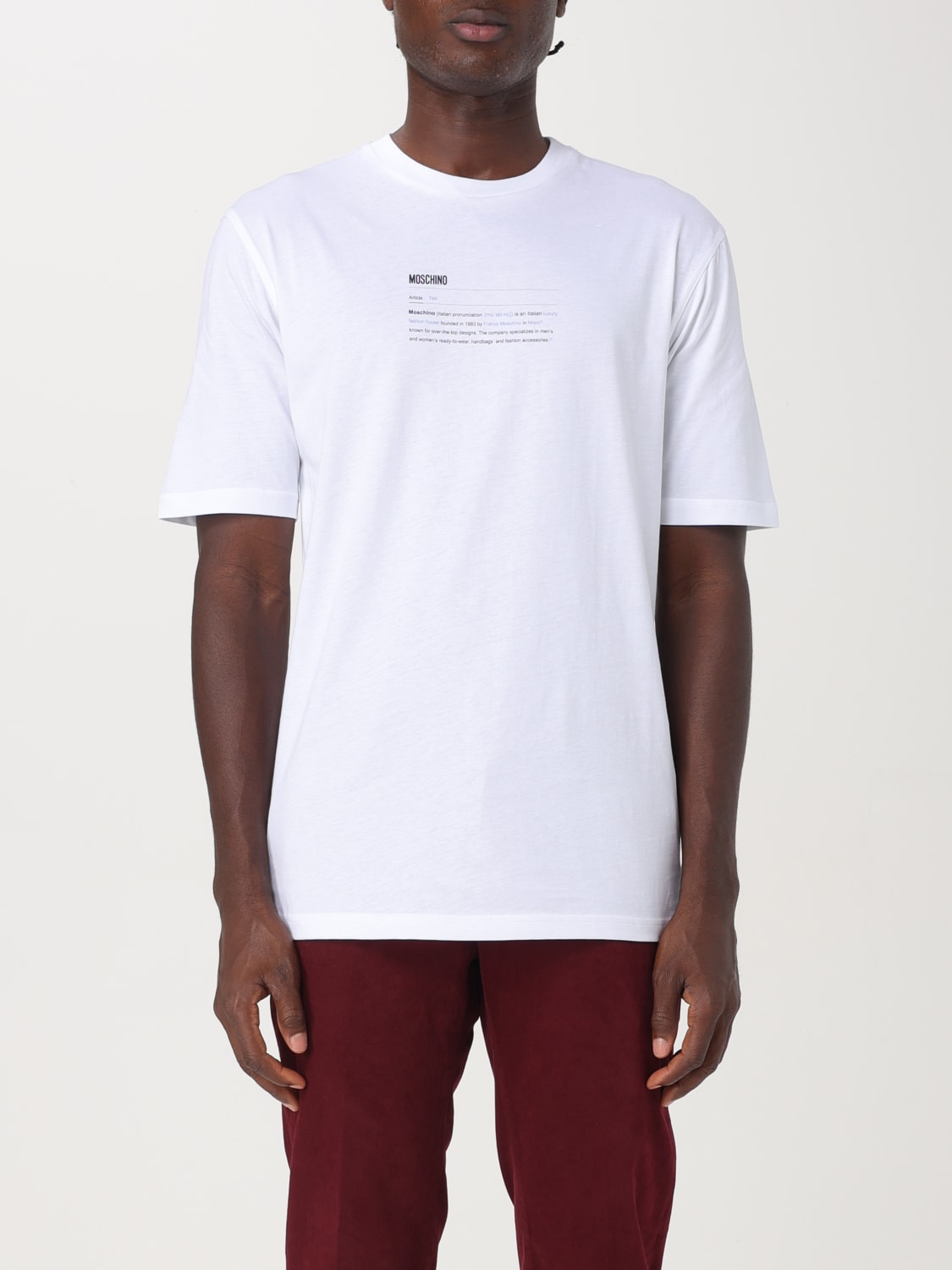 MOSCHINO COUTURE T-SHIRT: T-shirt men Moschino Couture, White - Img 1