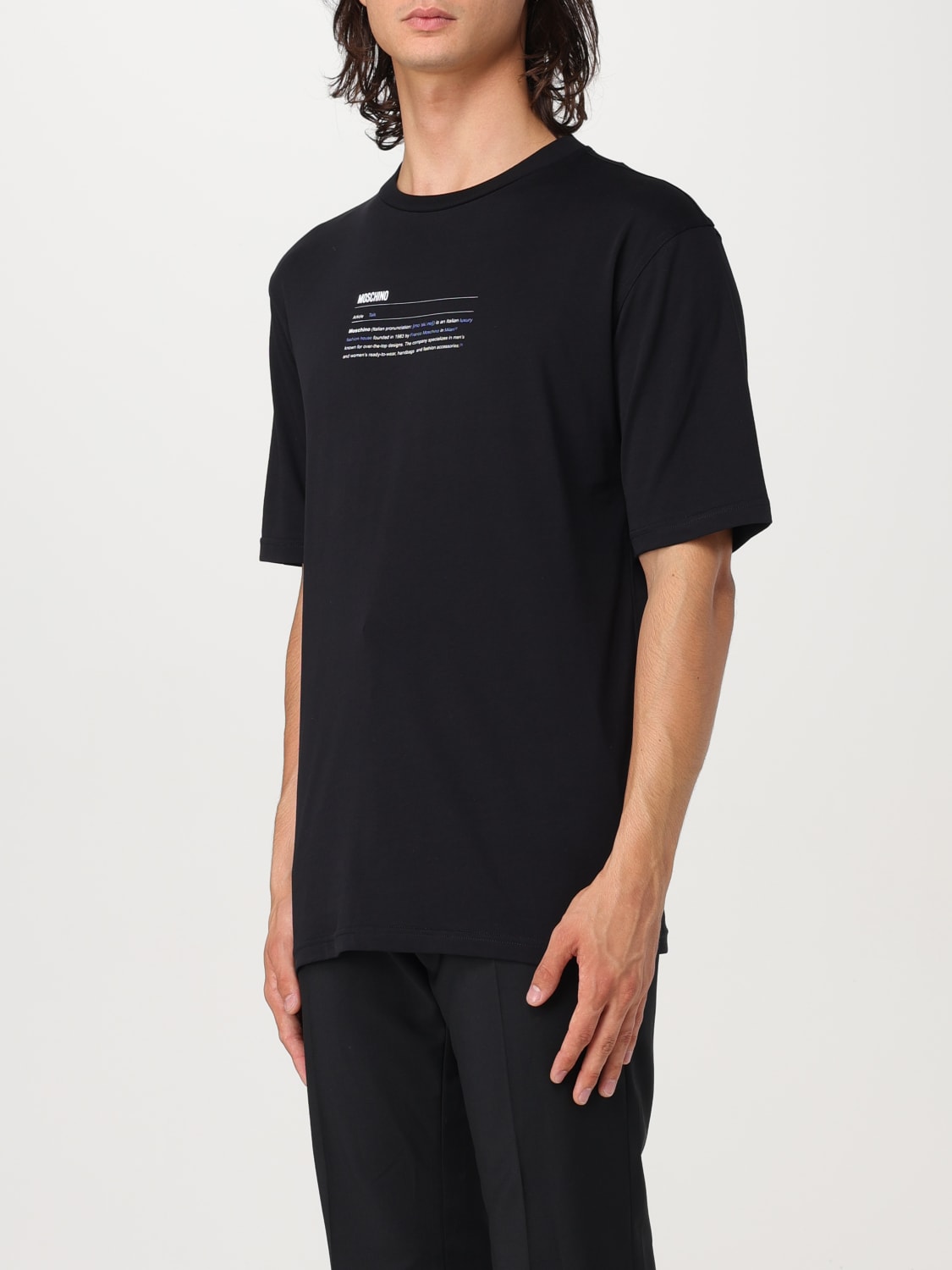 MOSCHINO COUTURE T-SHIRT: T-shirt men Moschino Couture, Black - Img 4