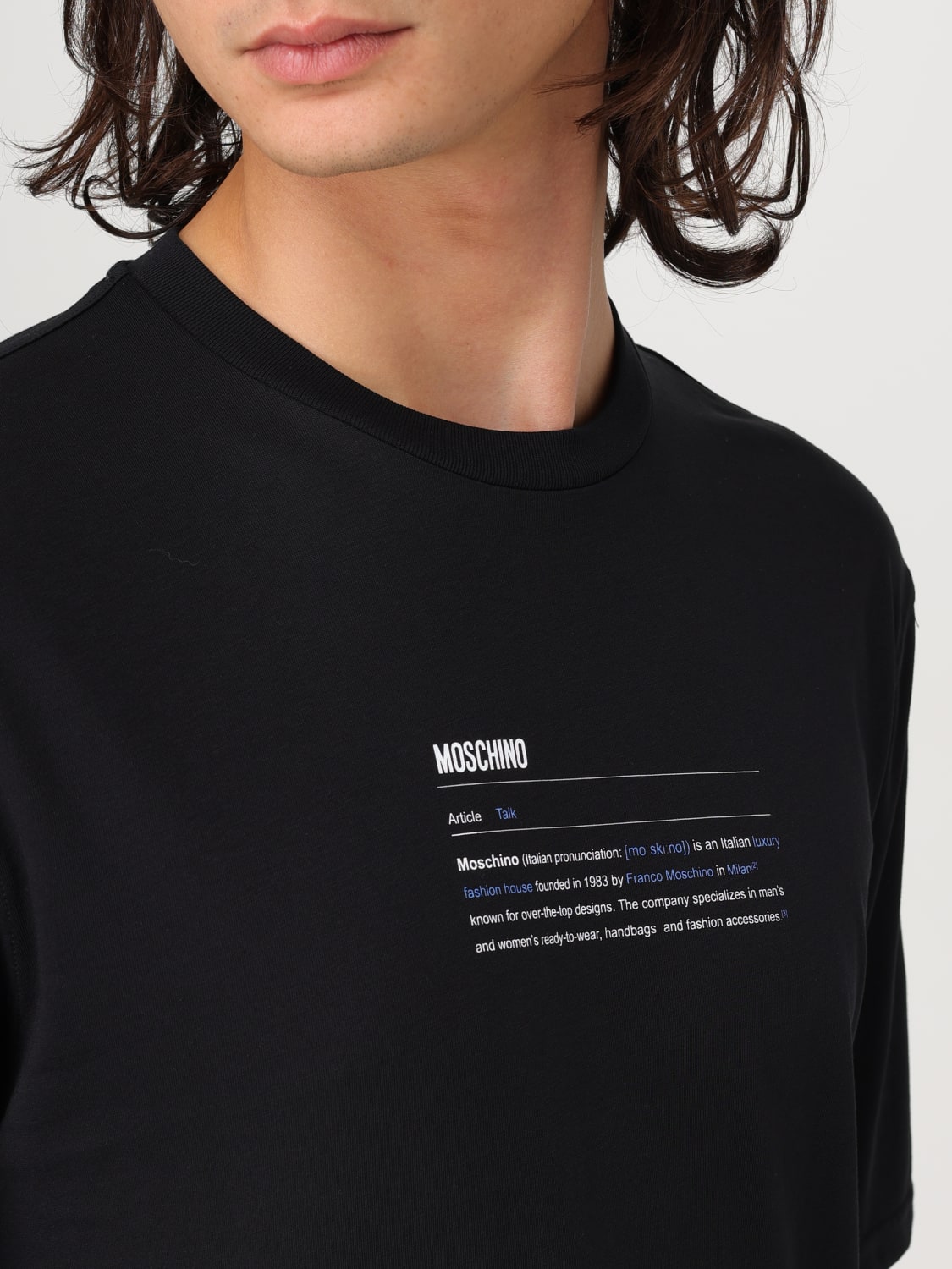 MOSCHINO COUTURE T-SHIRT: T-shirt men Moschino Couture, Black - Img 5