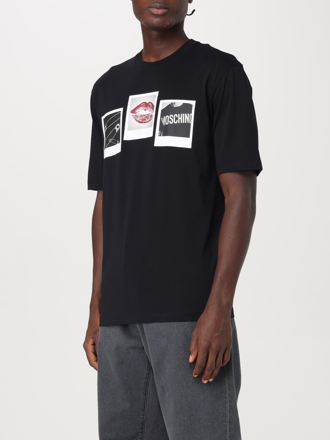 MOSCHINO COUTURE T-SHIRT: T-shirt men Moschino Couture, Black - Img 3