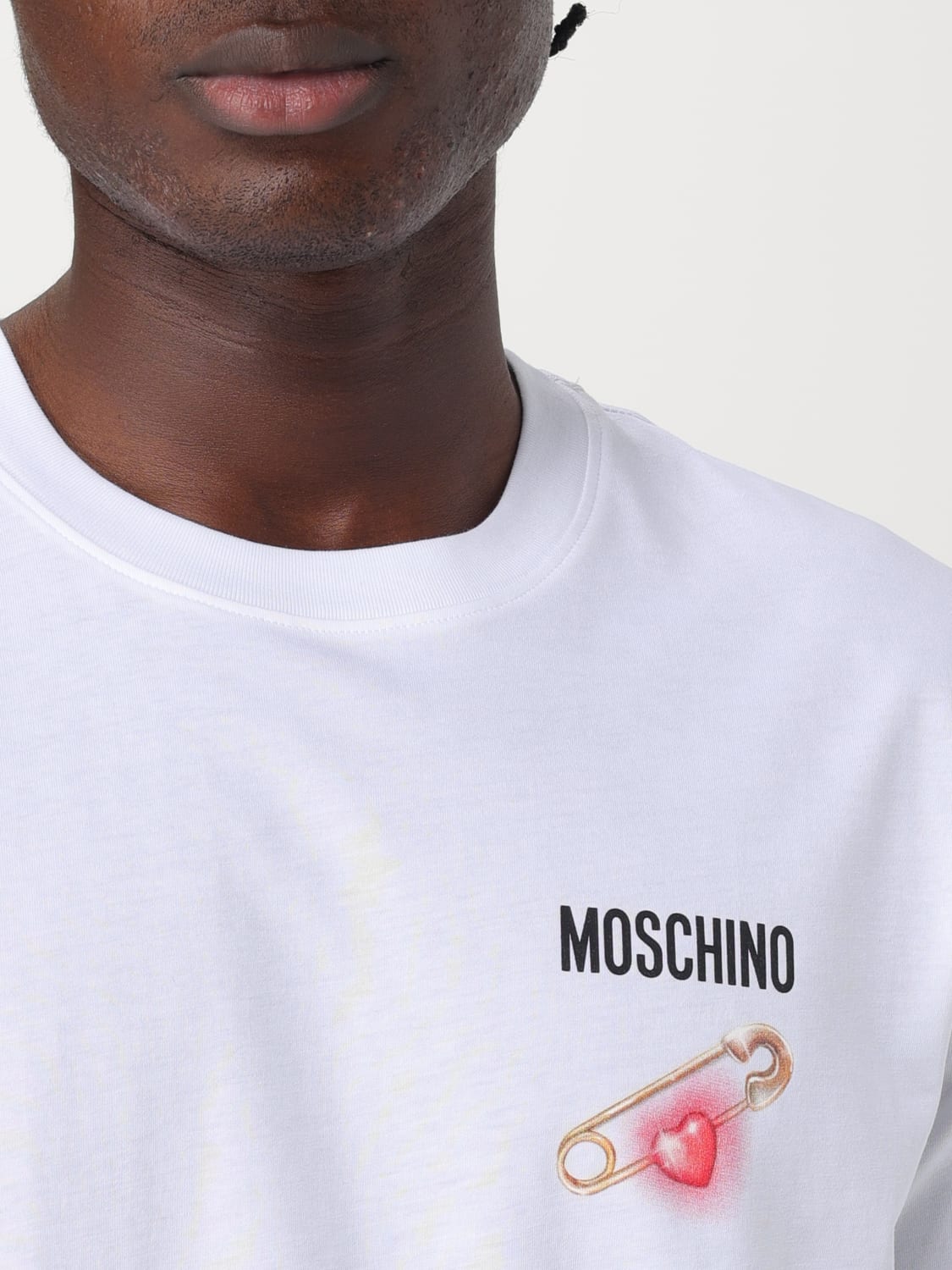 MOSCHINO COUTURE T-SHIRT: T-shirt men Moschino Couture, White - Img 4