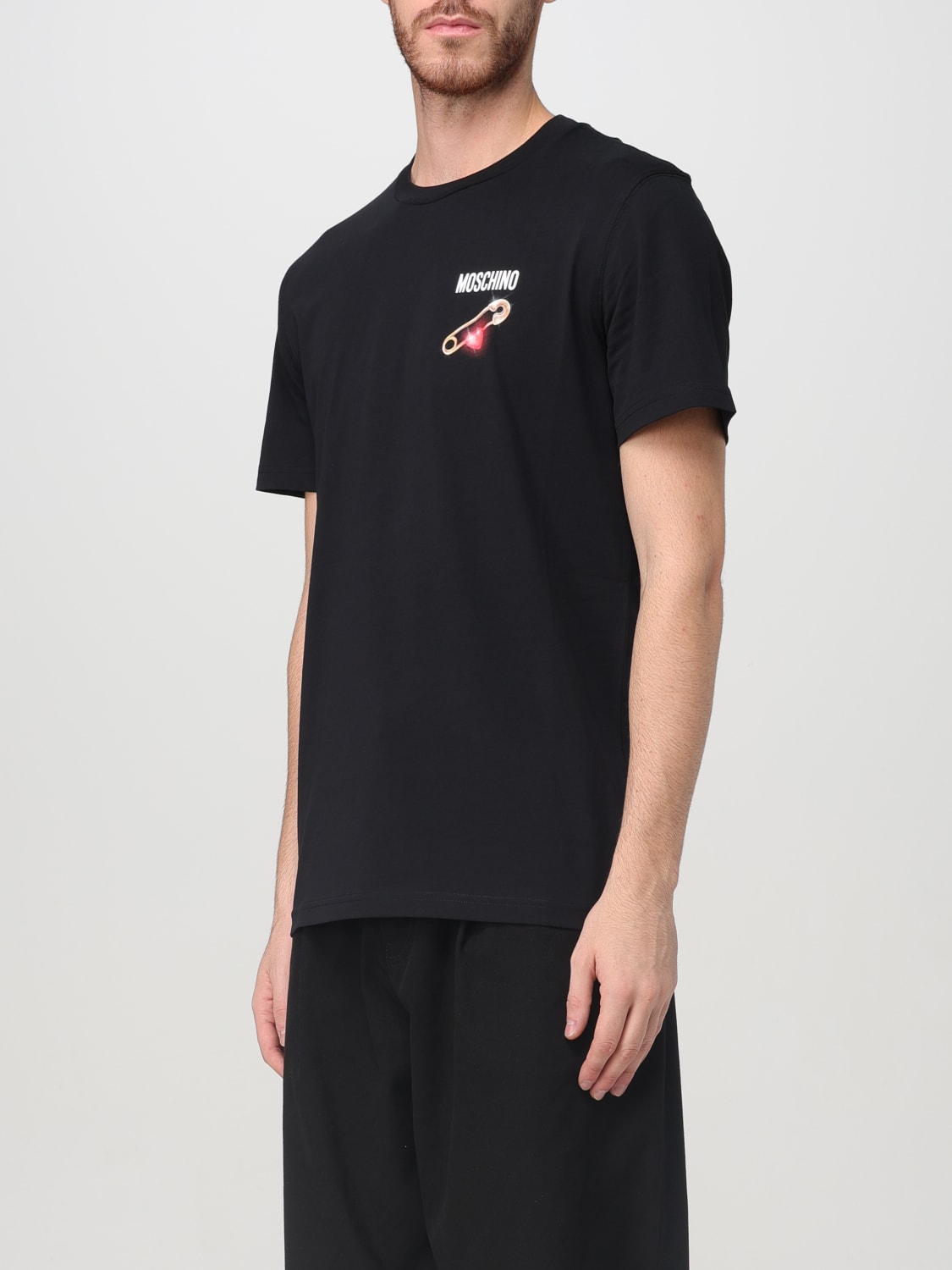 MOSCHINO COUTURE T-SHIRT: T-shirt men Moschino Couture, Black - Img 4