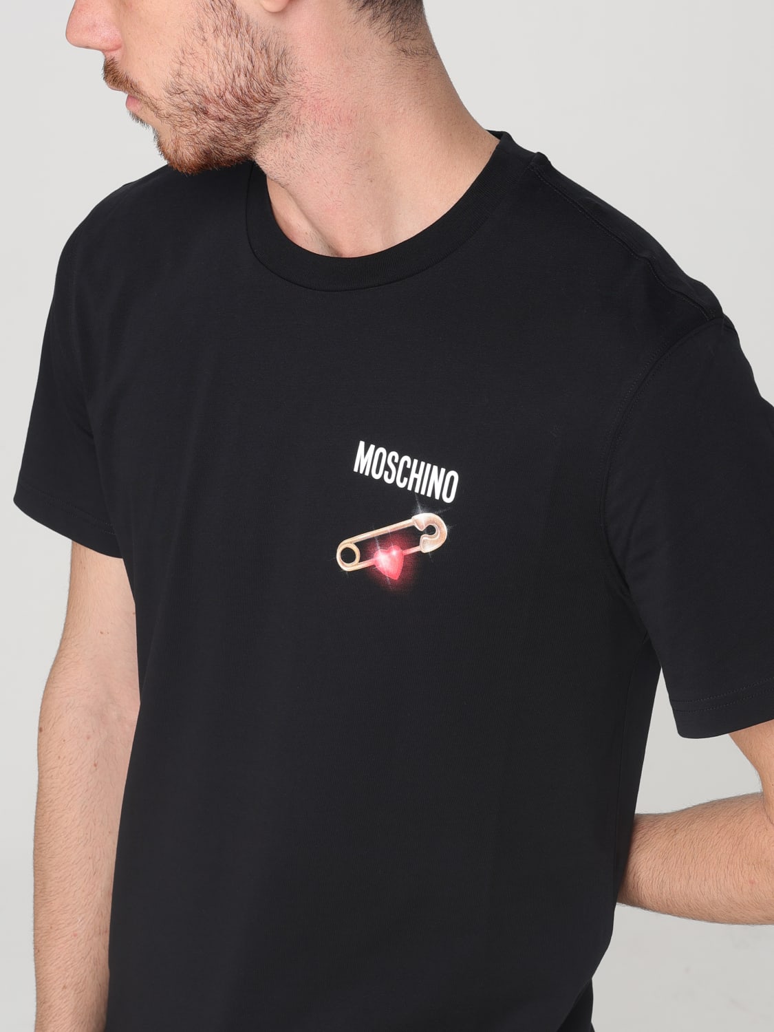 MOSCHINO COUTURE T-SHIRT: T-shirt men Moschino Couture, Black - Img 5