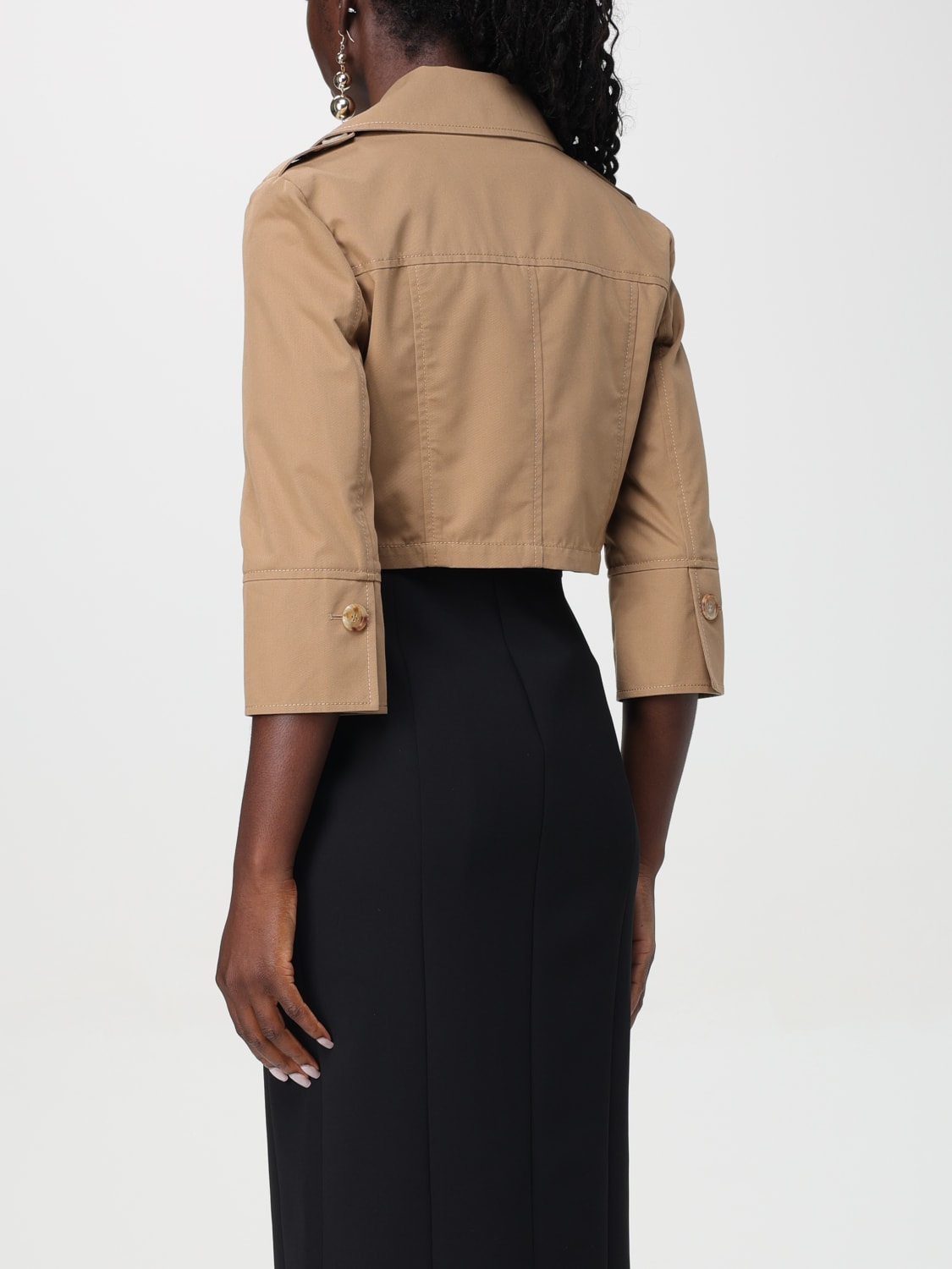 MOSCHINO COUTURE JACKET: Jacket woman Moschino Couture, Brown - Img 2