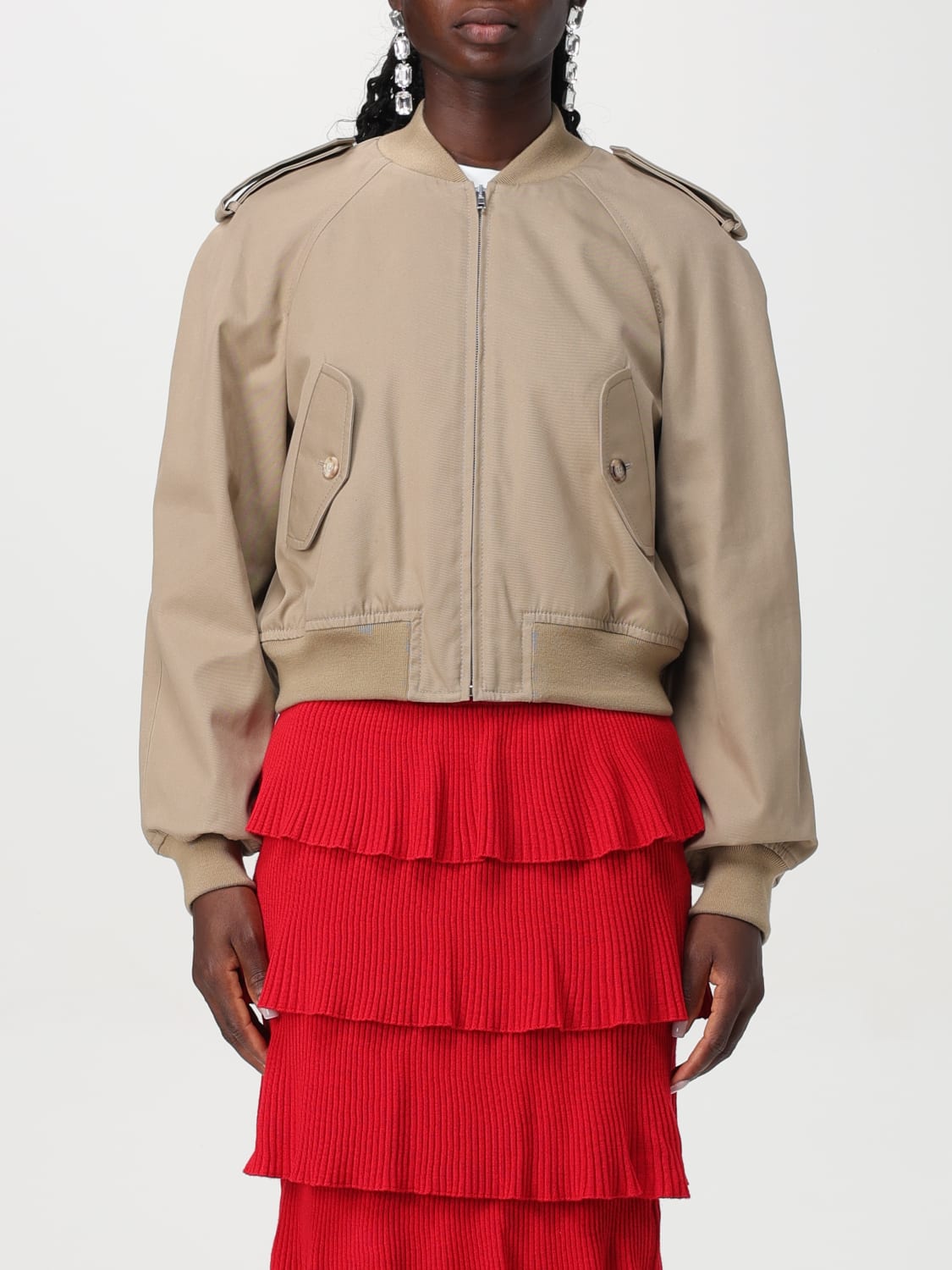 Giglio Bomber con zip Moschino Couture