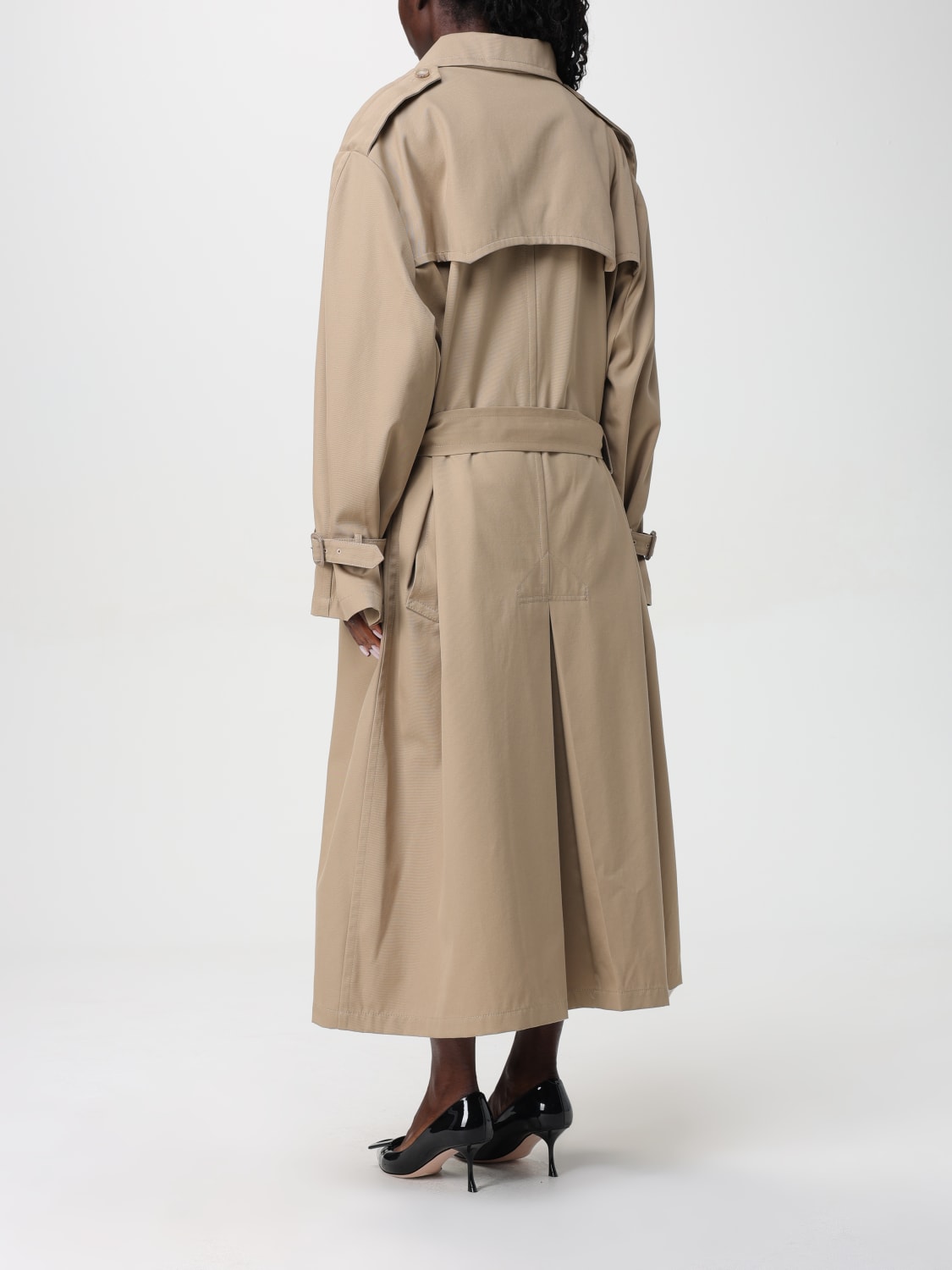 MOSCHINO COUTURE TRENCH: Trench Moschino Couture in misto cotone , Beige - Img 3