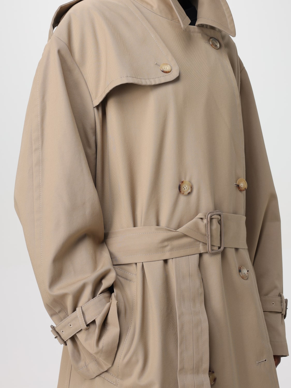 MOSCHINO COUTURE TRENCH: Trench Moschino Couture in misto cotone , Beige - Img 5