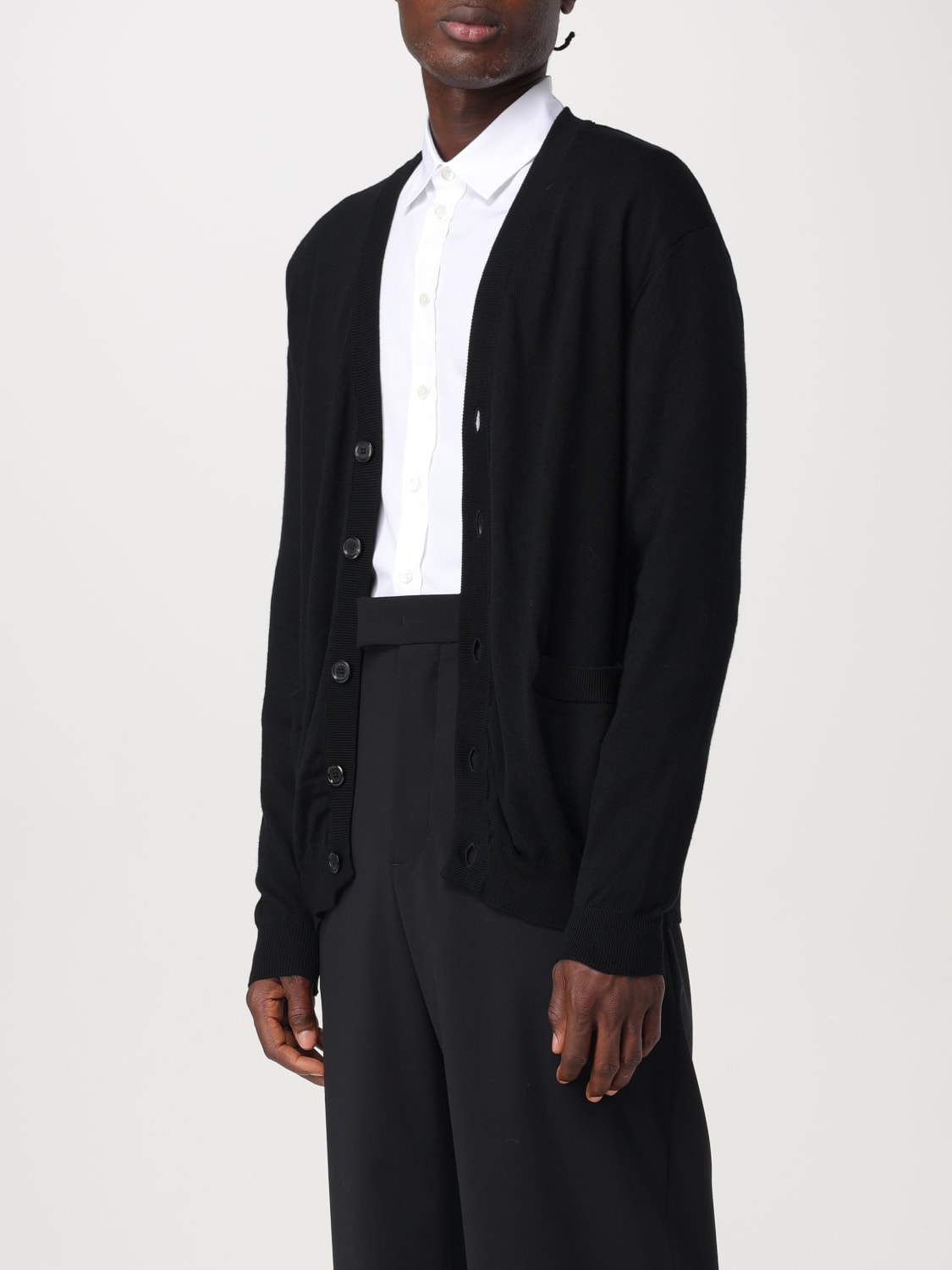 MOSCHINO COUTURE CARDIGAN: Pull homme Moschino Couture, Noir - Img 4