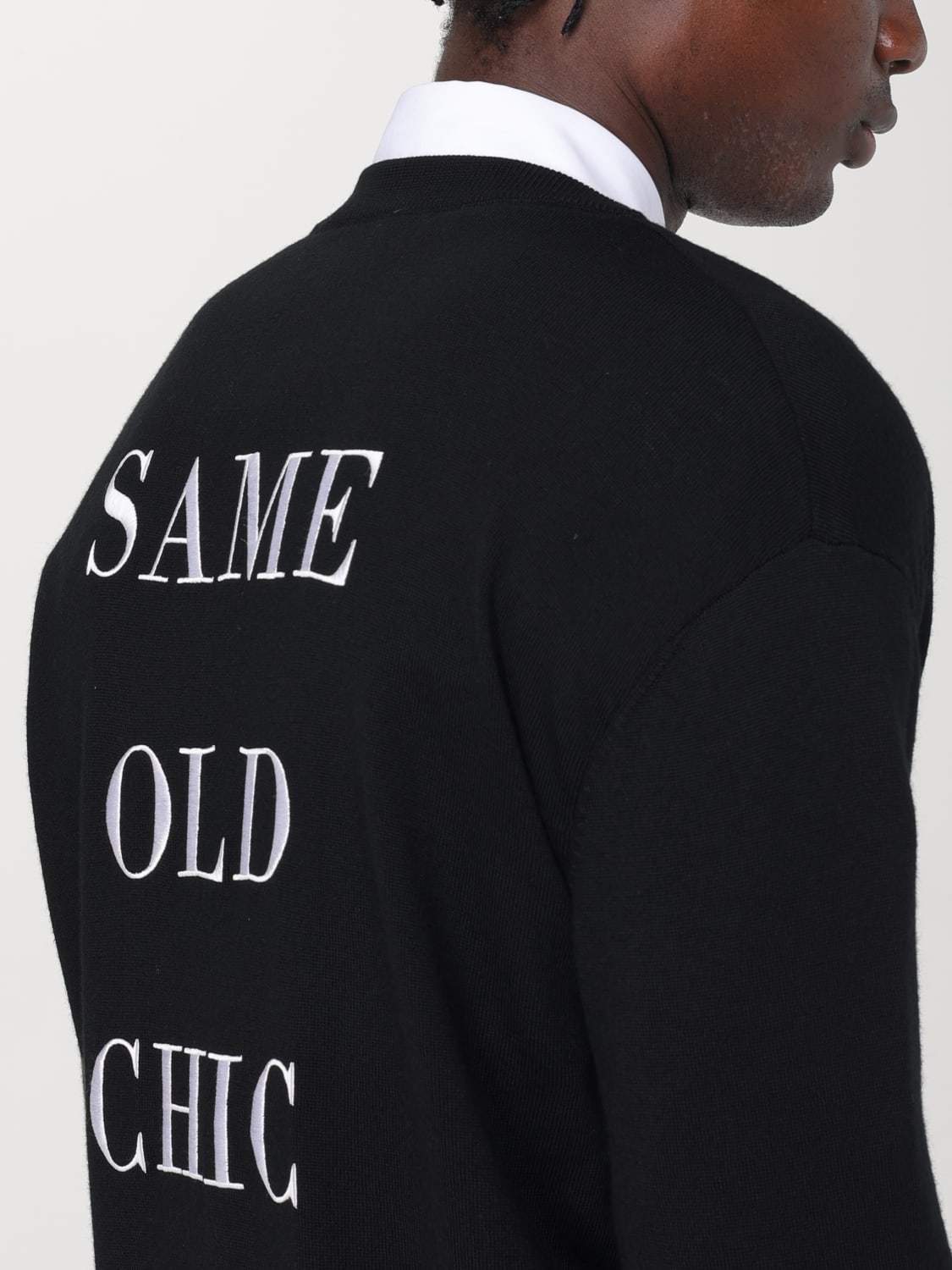 MOSCHINO COUTURE CARDIGAN: Pull homme Moschino Couture, Noir - Img 5