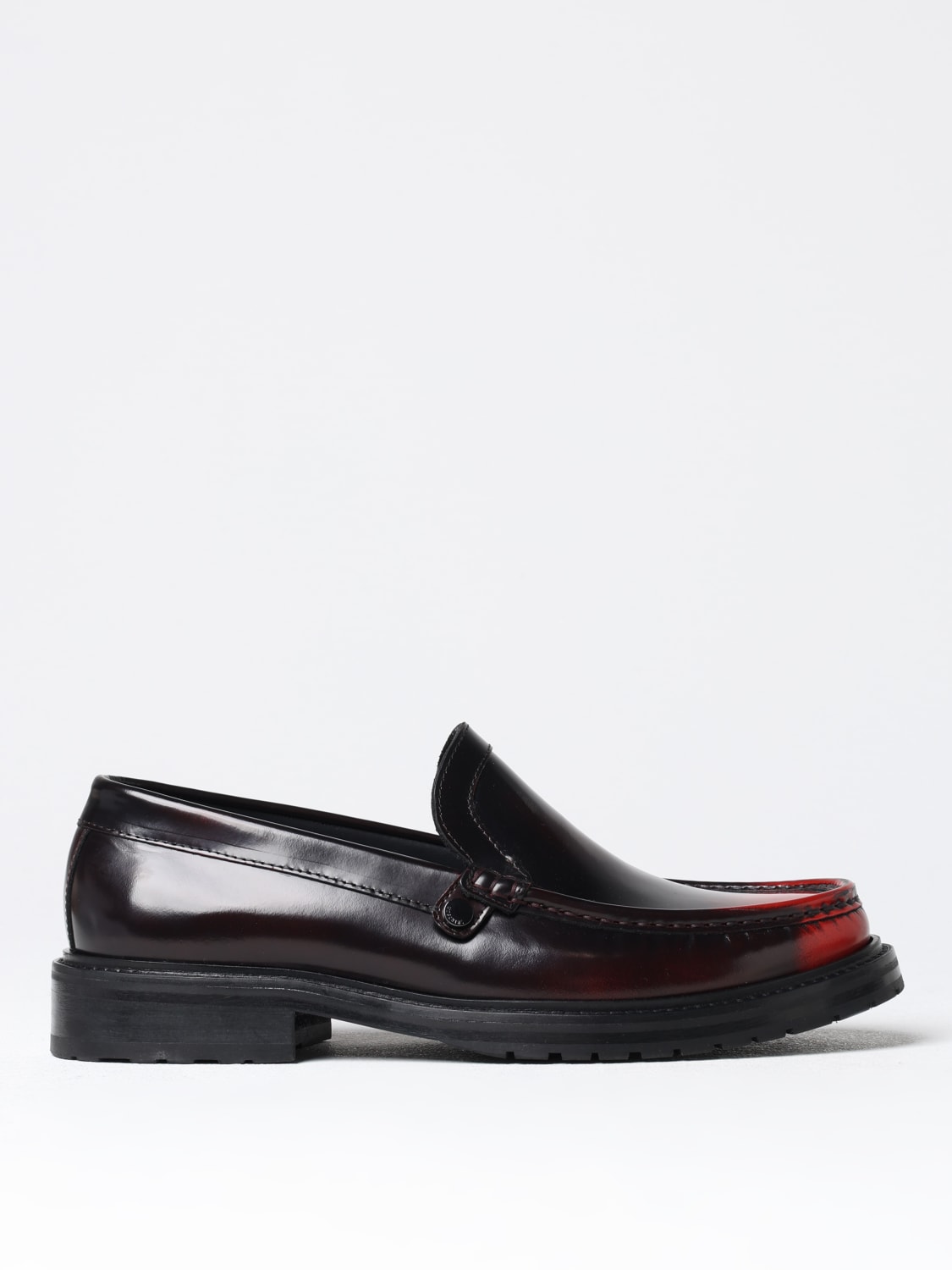 MOSCHINO COUTURE LOAFERS: Shoes men Moschino Couture, Red - Img 1