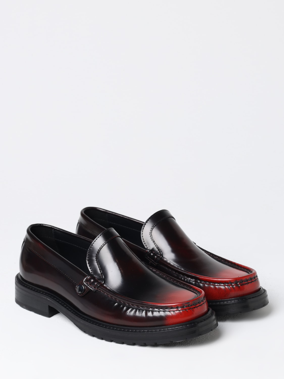 MOSCHINO COUTURE LOAFERS: Shoes men Moschino Couture, Red - Img 2