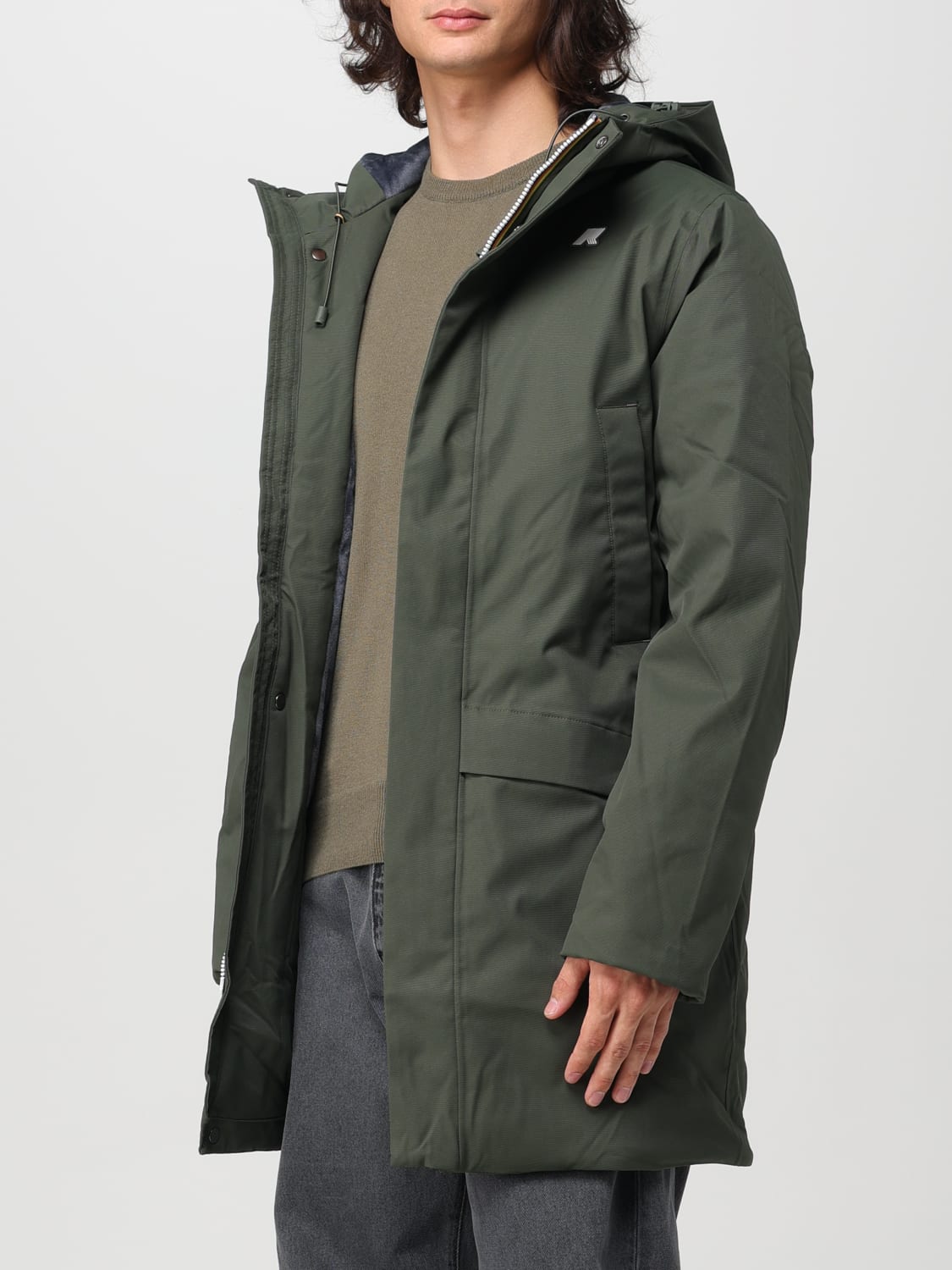 K-WAY JACKET: Jacket men K-way, Green - Img 3