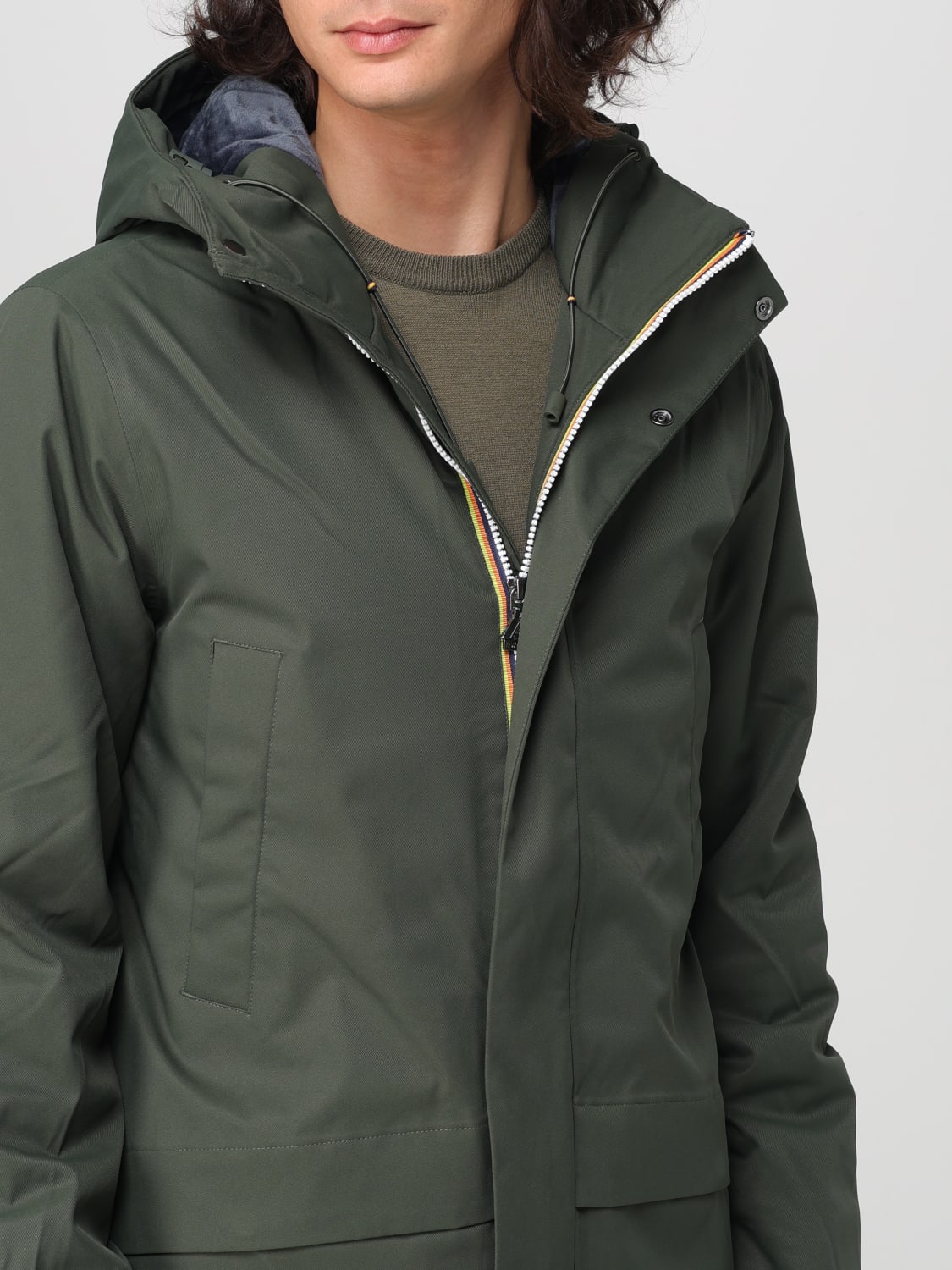 K-WAY JACKET: Jacket men K-way, Green - Img 4