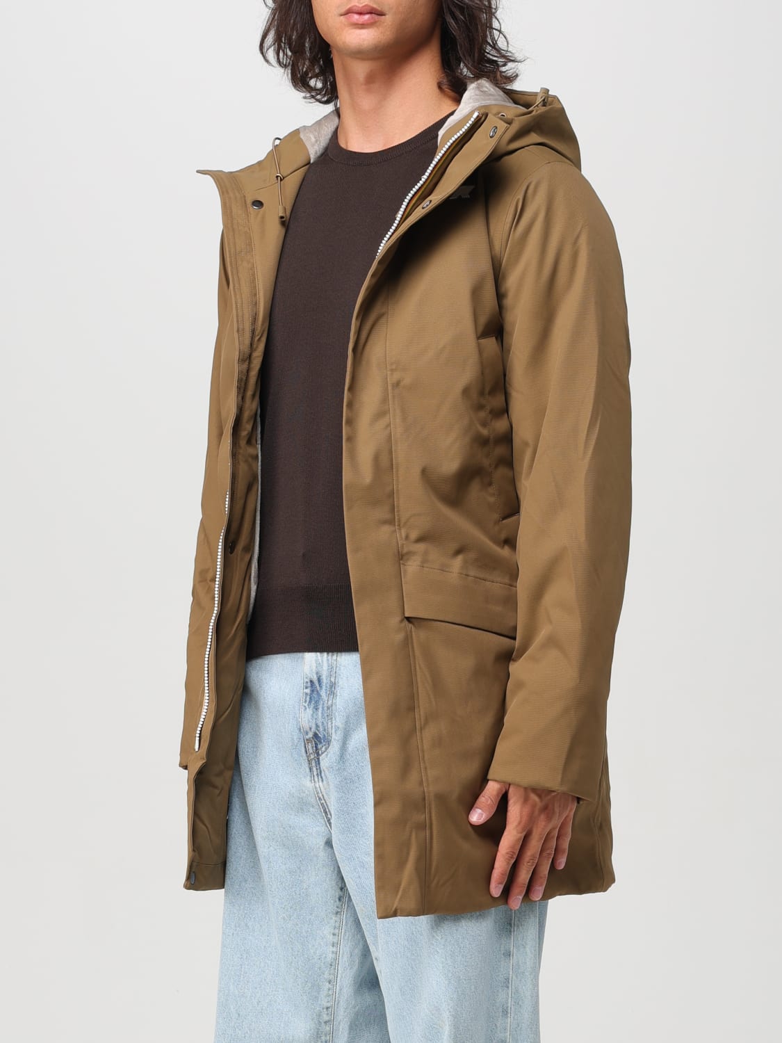K-WAY JACKET: Jacket men K-way, Brown - Img 3