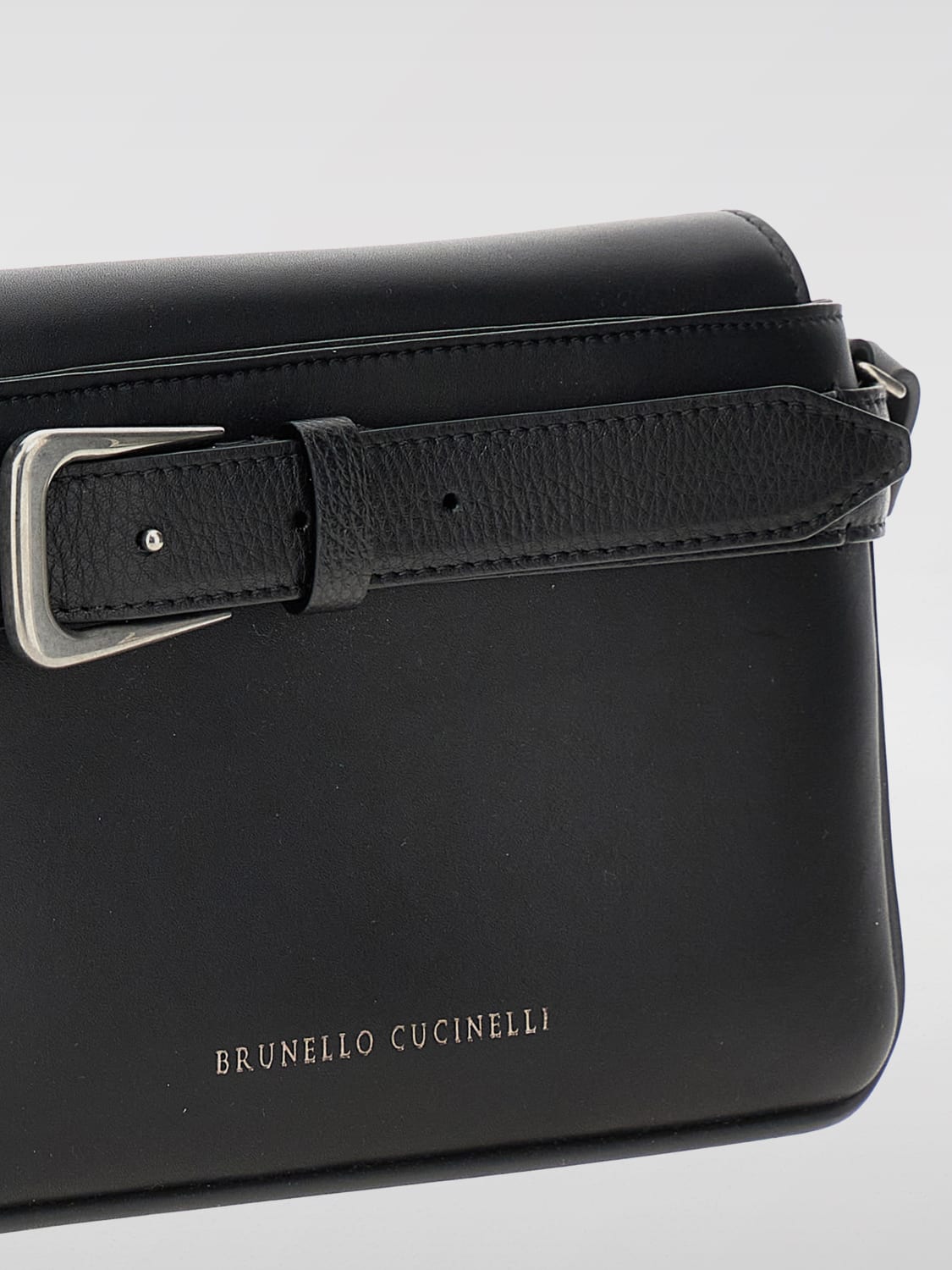 BRUNELLO CUCINELLI MINI BOLSO: Bolso de hombro mujer Brunello Cucinelli, Negro - Img 3