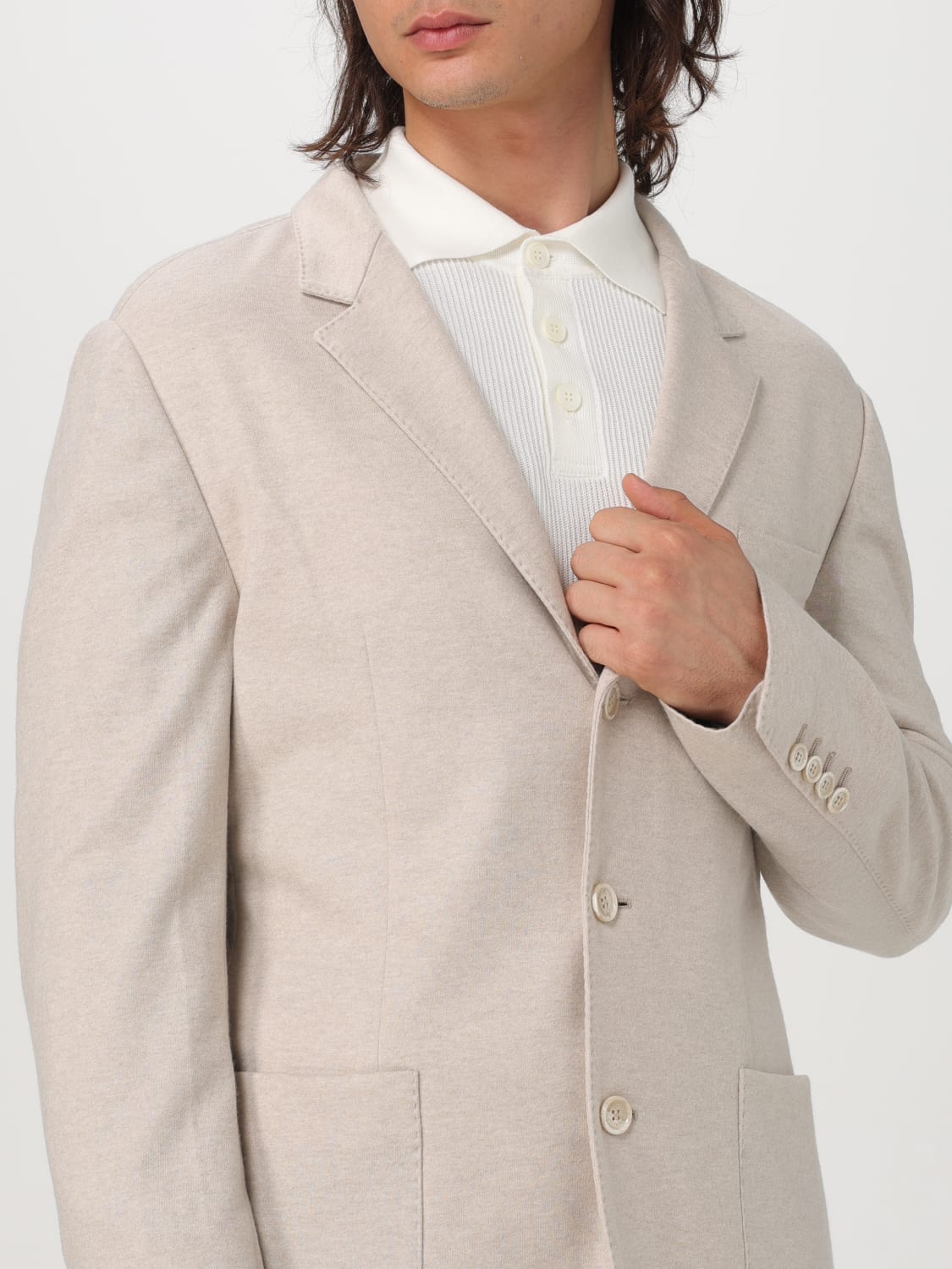 BRUNELLO CUCINELLI JACKET: Jacket men Brunello Cucinelli, Sand - Img 5