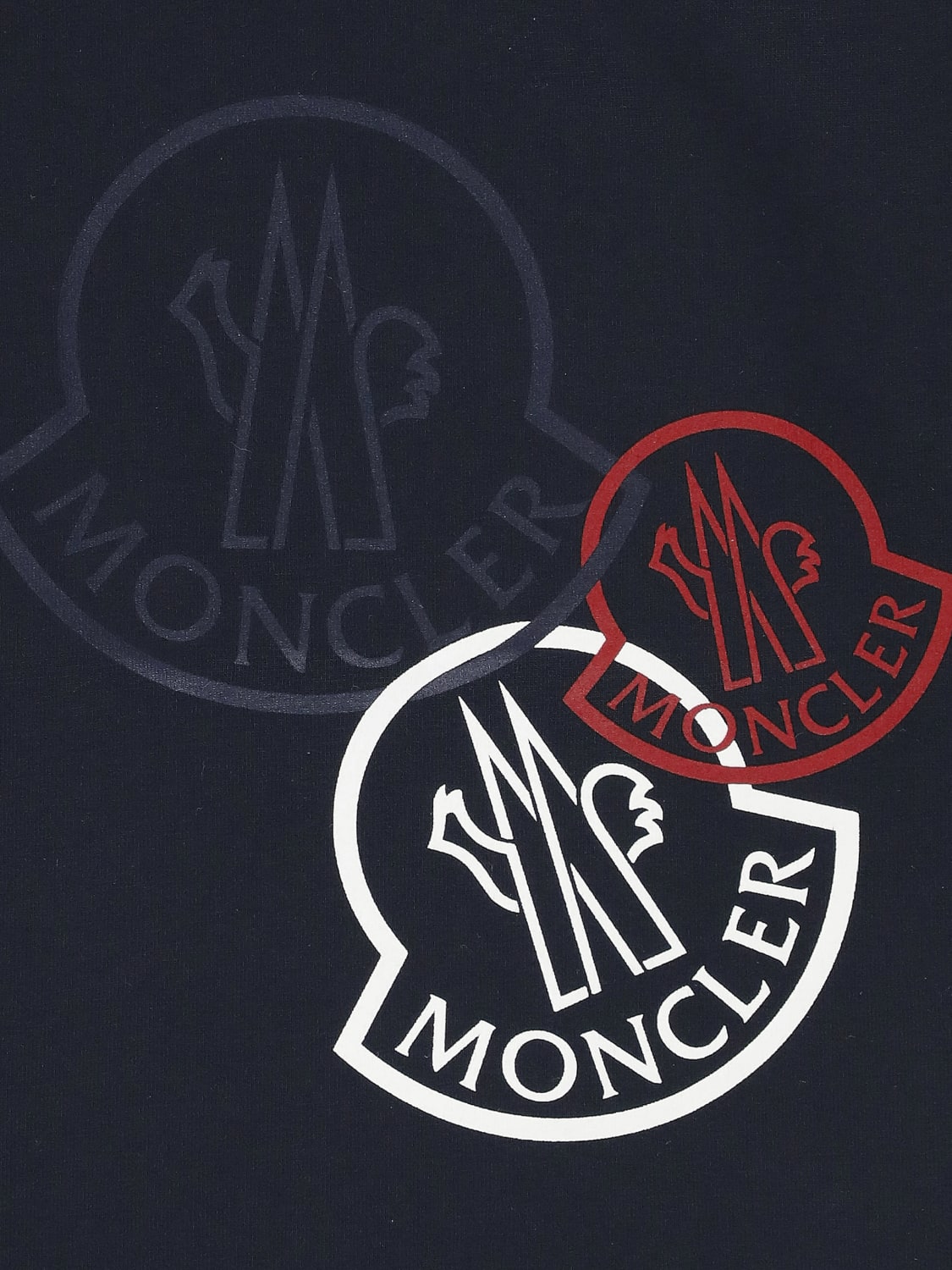 MONCLER T-SHIRT: T-shirt kids Moncler, Blue - Img 3