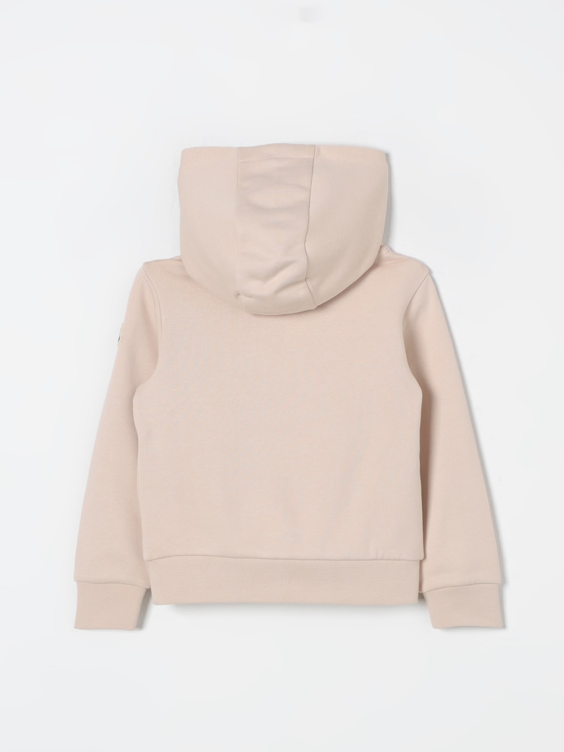 MONCLER MAGLIA: Felpa con cappuccio Moncler, Rosa - Img 2