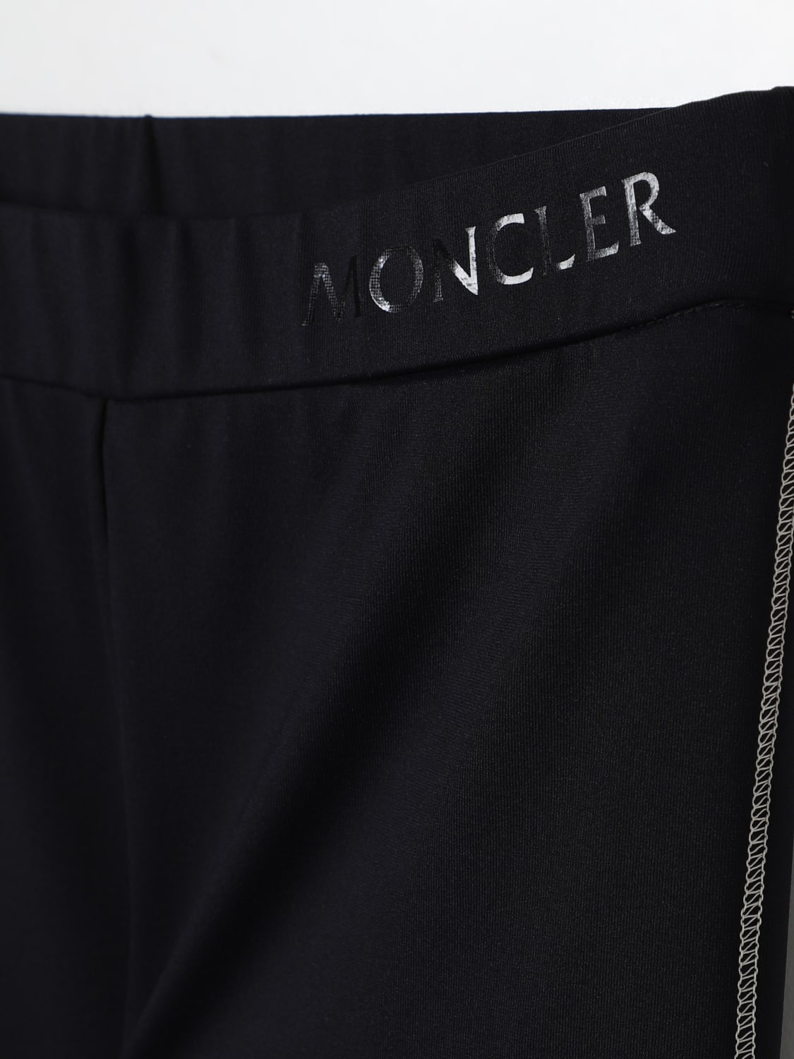 MONCLER 팬츠: 팬츠 남아 Moncler, 블랙 - Img 3