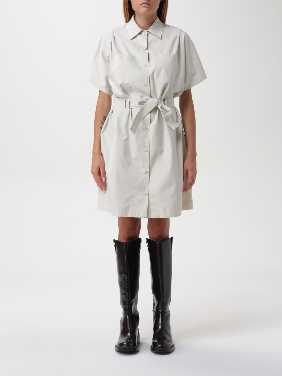 A.P.C. DRESS: Dress woman A.P.C., White - Img 1