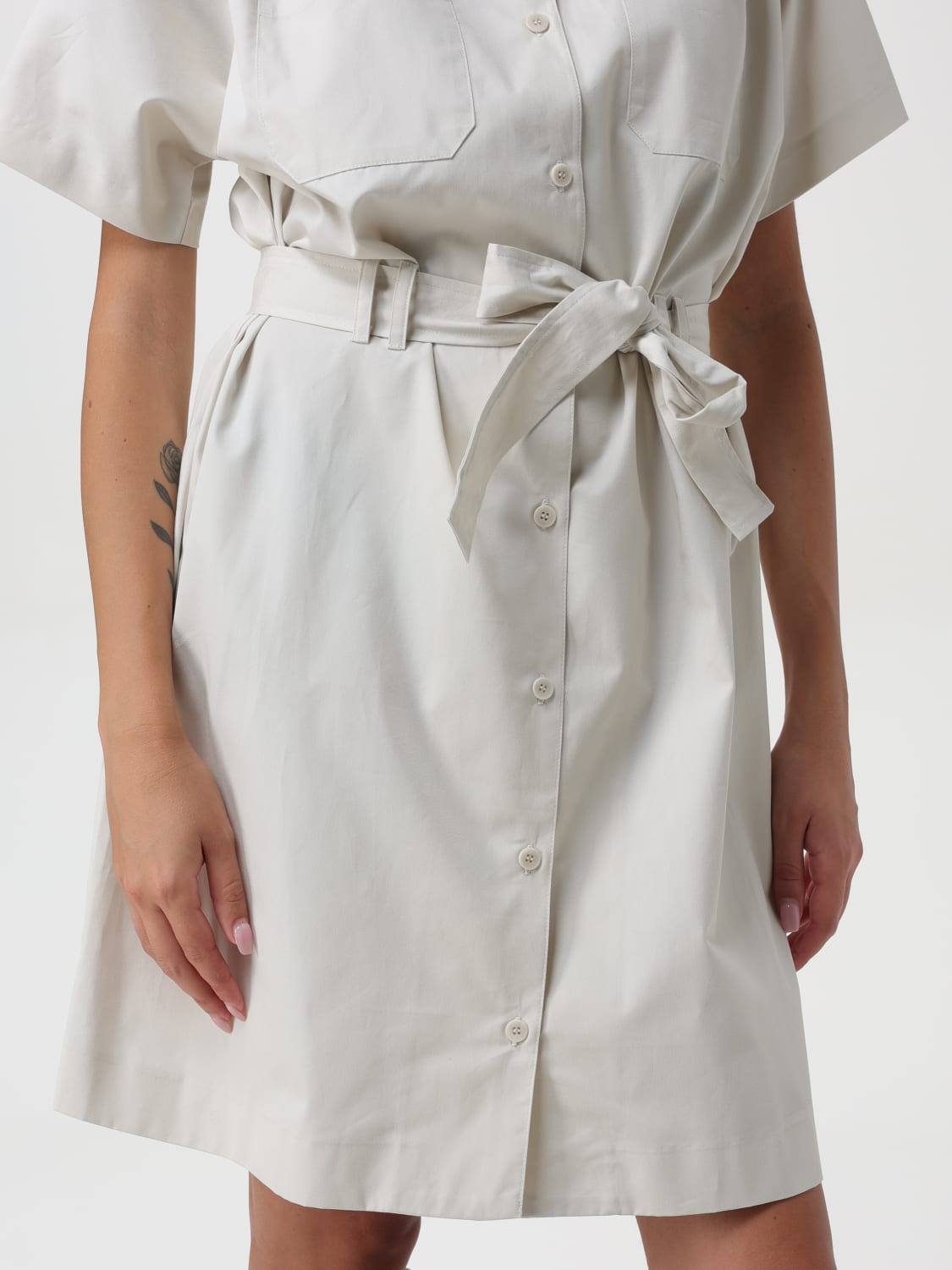 A.P.C. DRESS: Dress woman A.P.C., White - Img 3