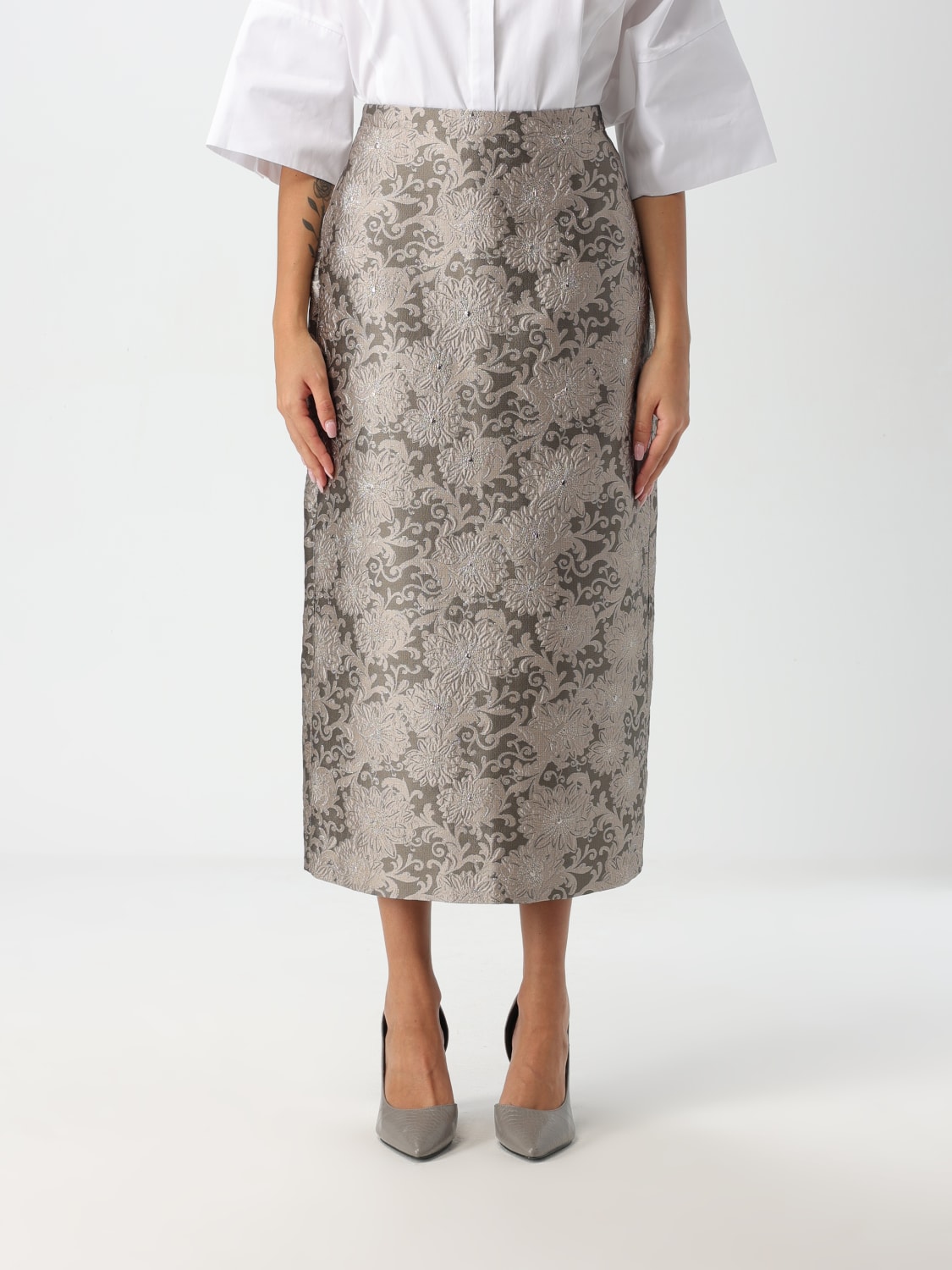 'S MAX MARA SKIRT: Skirt woman 's Max Mara, Pearl - Img 1