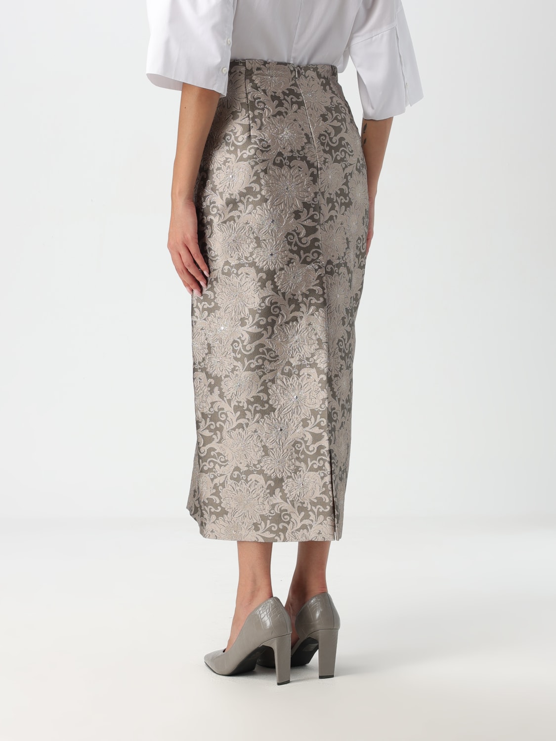 'S MAX MARA SKIRT: Skirt woman 's Max Mara, Pearl - Img 2