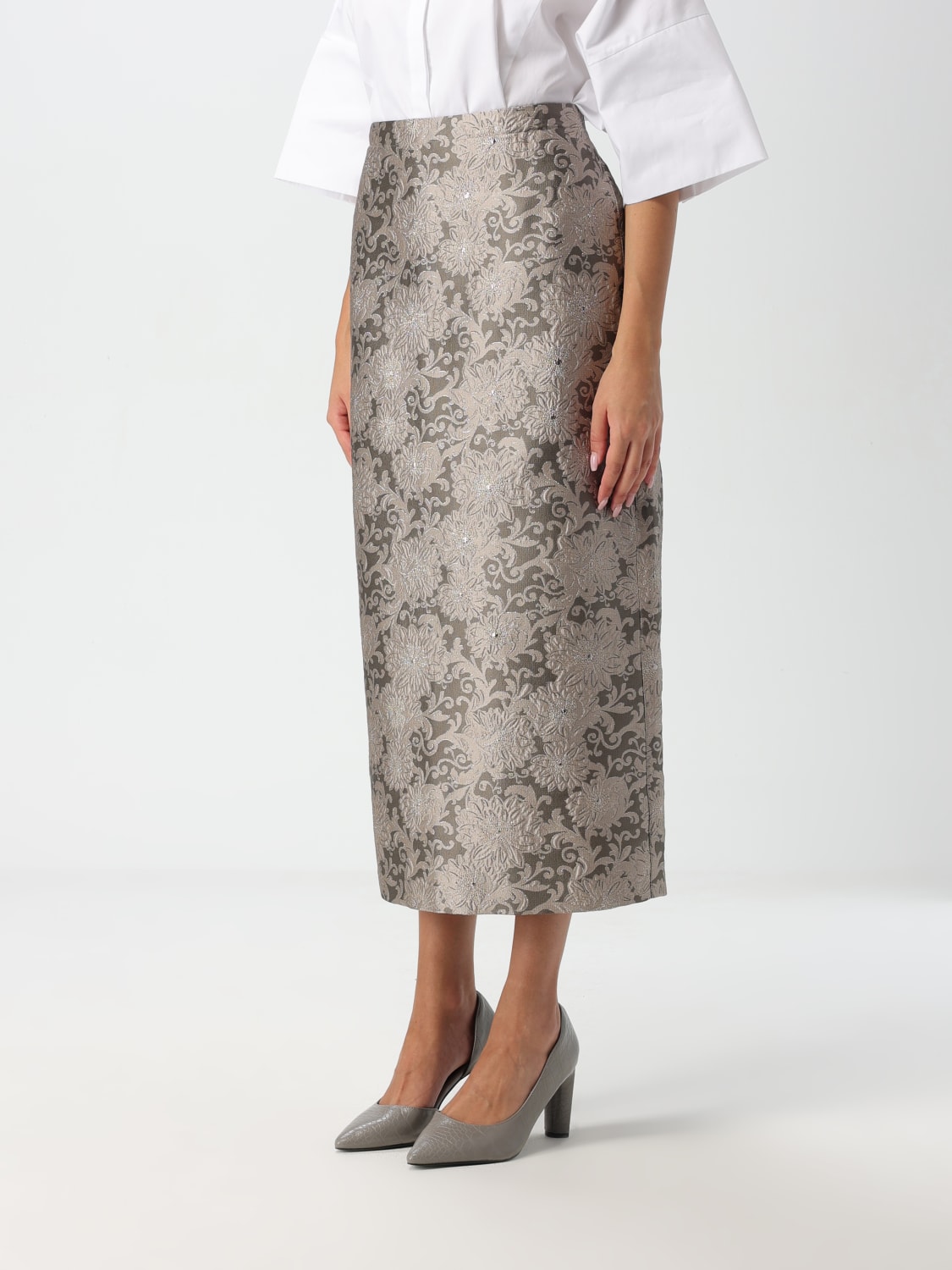 'S MAX MARA SKIRT: Skirt woman 's Max Mara, Pearl - Img 3