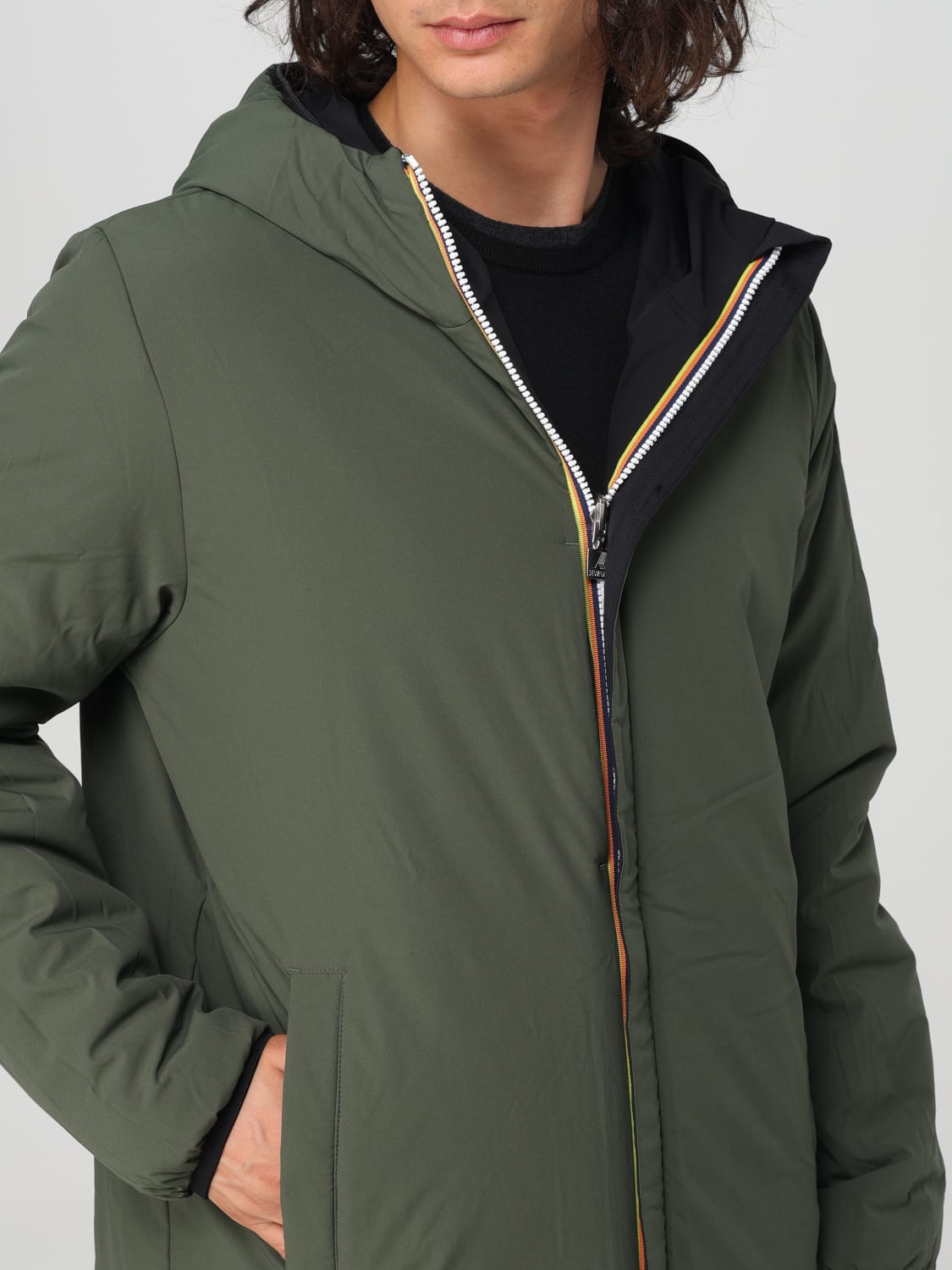 K-WAY JACKE: Jacke herren K-way, Schwarz - Img 4