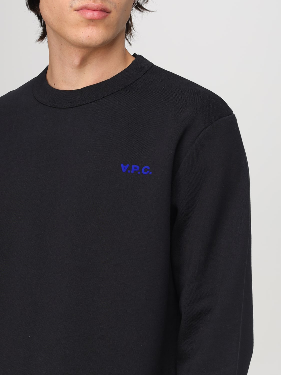 A.P.C. スウェットシャツ: スウェットシャツ メンズ A.P.C., ブラック - Img 3