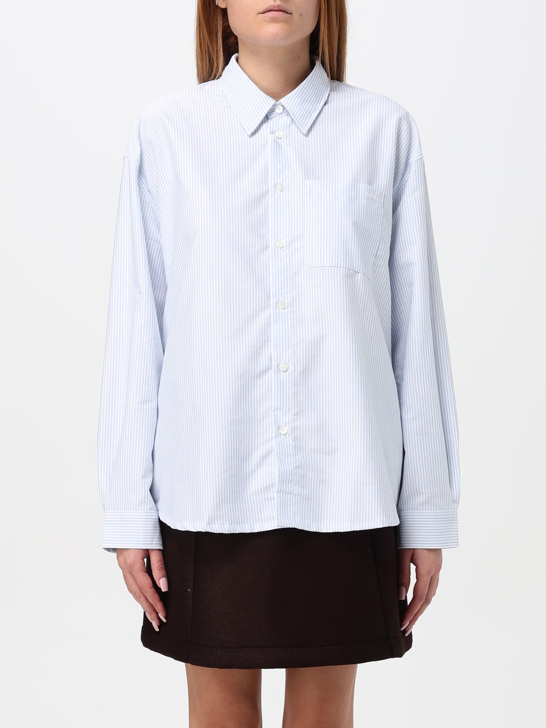 Giglio Camicia A.P.C. in cotone a righe